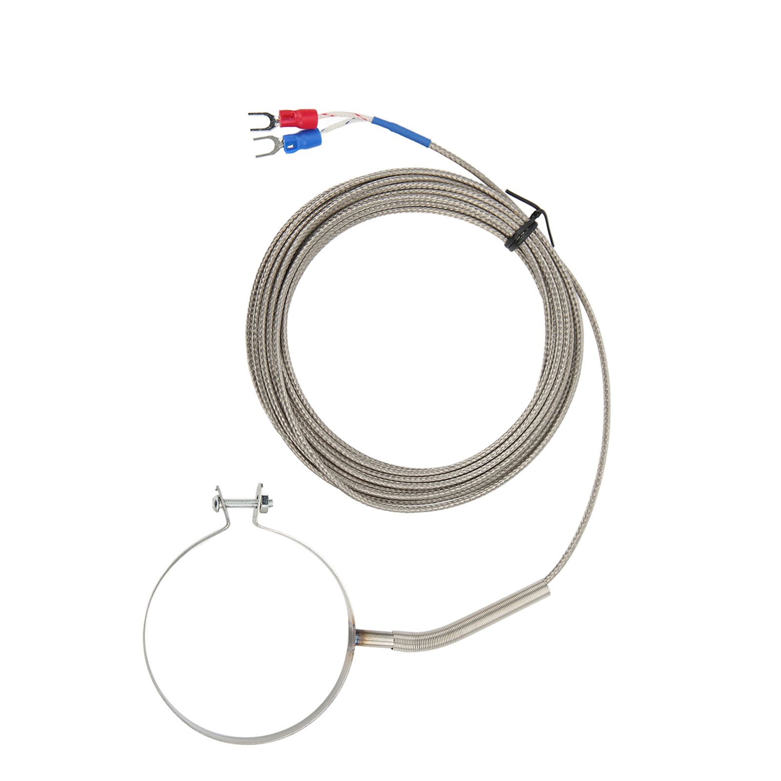 60-mm-thermoelement Aus Edelstahl, Ck-gewinde, Für Temperatursensoren Von 0–400 °c, Industrielle Anwendung, Länge 4 M / 13,1 Ft