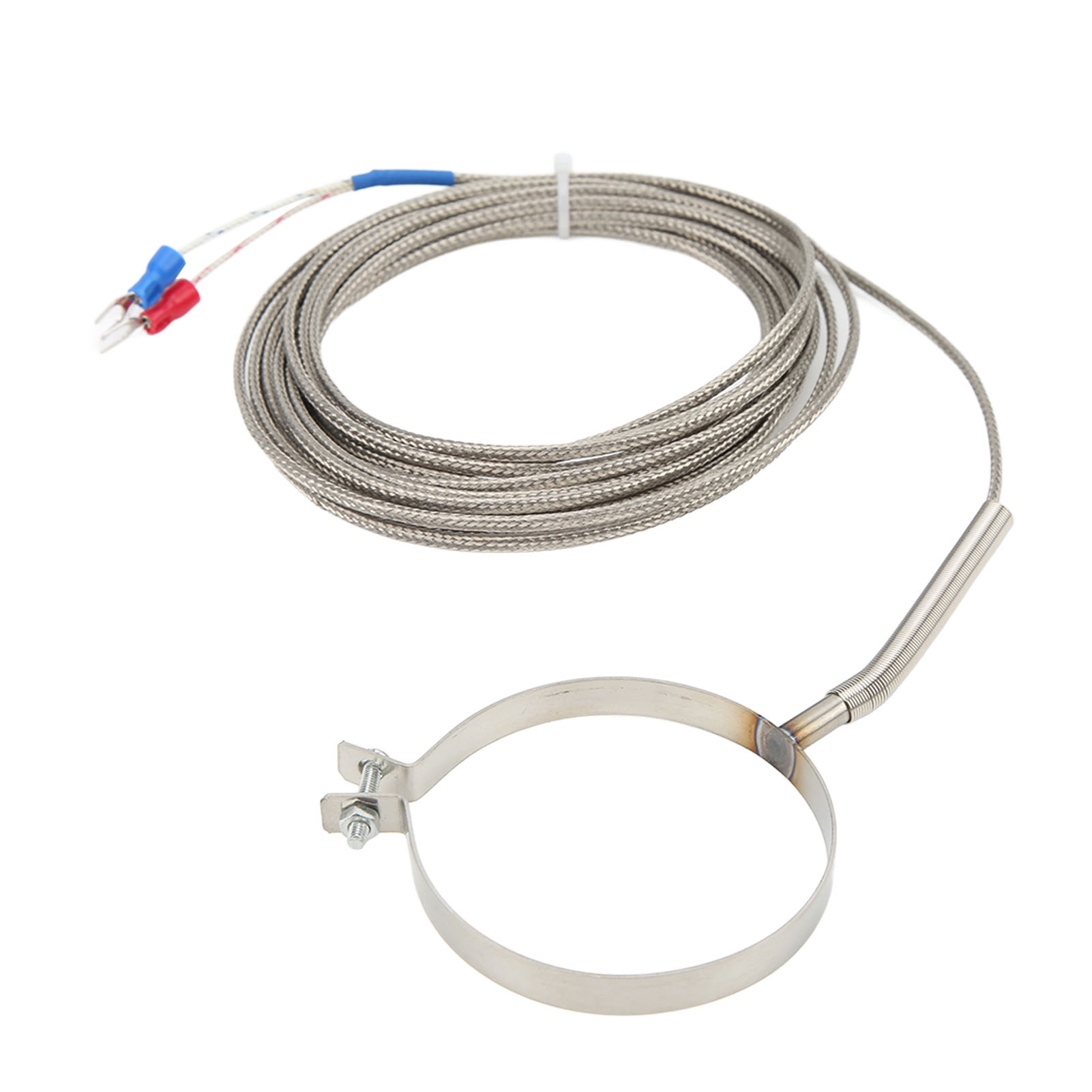 60-mm-thermoelement Aus Edelstahl, Ck-gewinde, Für Temperatursensoren 0–400 °c, Industrielle Anwendung, Länge 5 M / 16,4 Ft