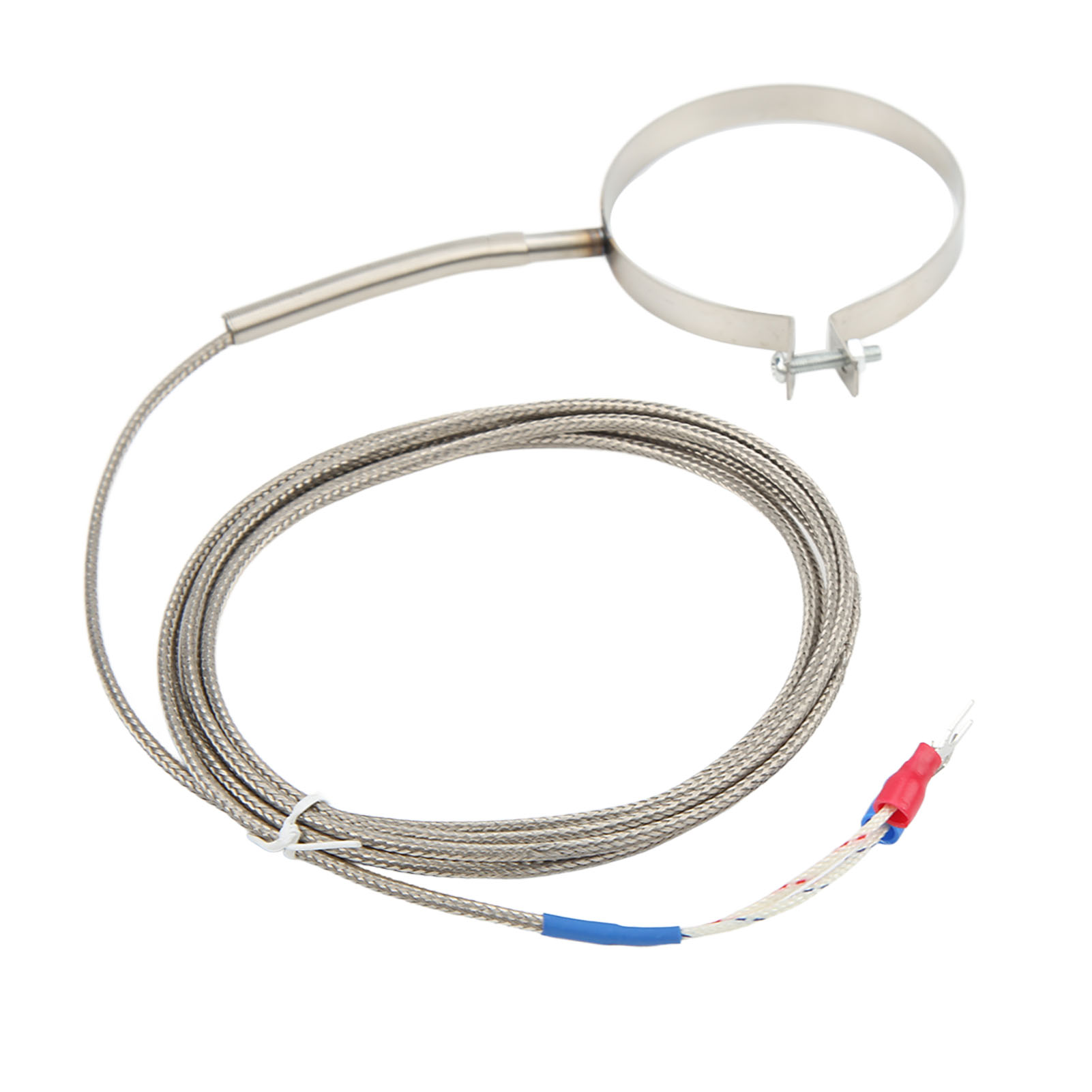 60-mm-thermoelement Aus Edelstahl, Ck-gewinde, Für Temperatursensoren 0–400 °c, Für Industrielle Anwendungen, Länge 2 M / 6,6 Ft