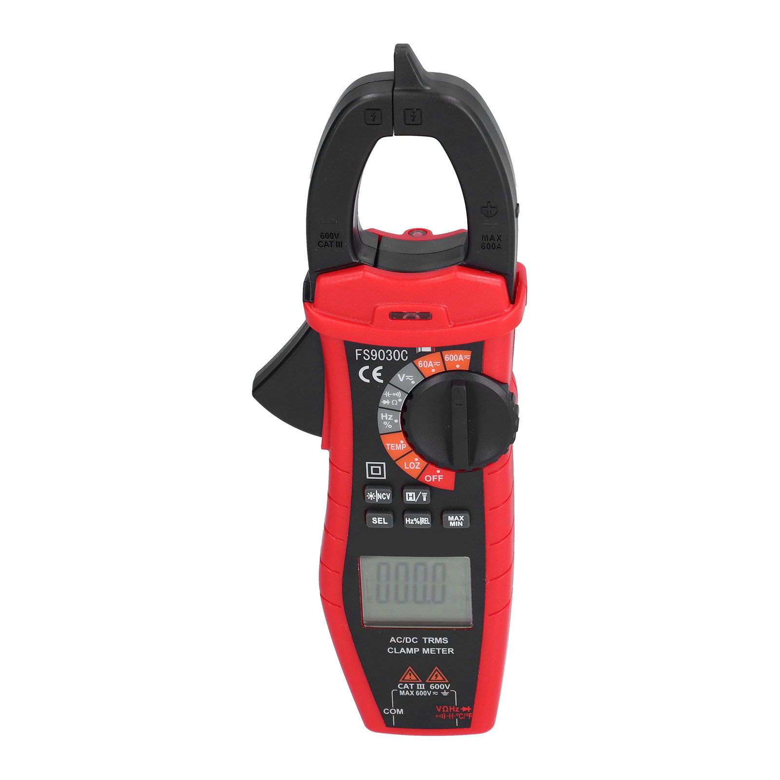 Fs9030c Digitalmultimeter, Led-zangenmessgerät, Intelligenter Spannungs- Und Stromprüfer, Hochpräzises Zangenamperemeter