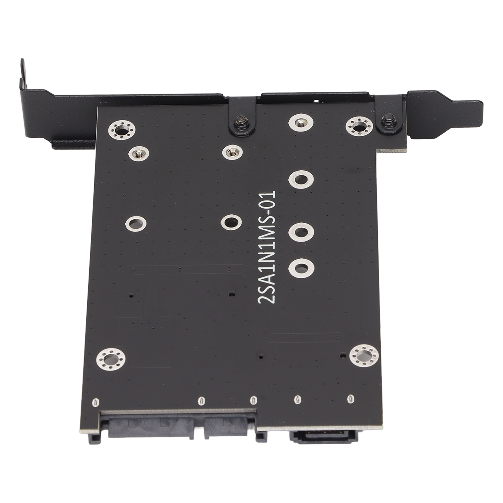 2-in-1 Sata-adapter: Msata/m2 Ngff Ssd Auf Dual-port Sata3-konverter Mit Sata-kabel, Schrauben Und Bolzen Für 2230/2242/2260/2280