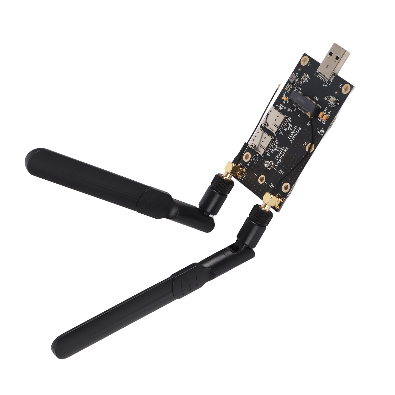 Ngff M.2 Auf Usb 3.0 Adapter, Dual-sim-lte-modem Mit Antennen Und Schrauben Für Lte/4g/5g-modul