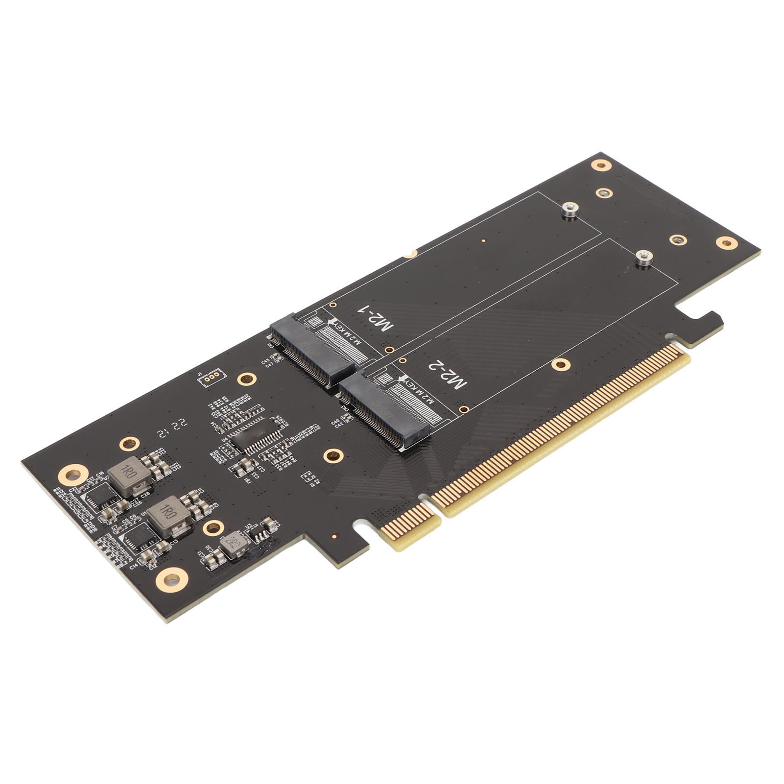 Nvme-zu-pcie-x16-adapter Für 4 Nvme M.2 Nvme 2280-laufwerke, Erweiterungskarte Für Datenerfassung Und Videobearbeitung