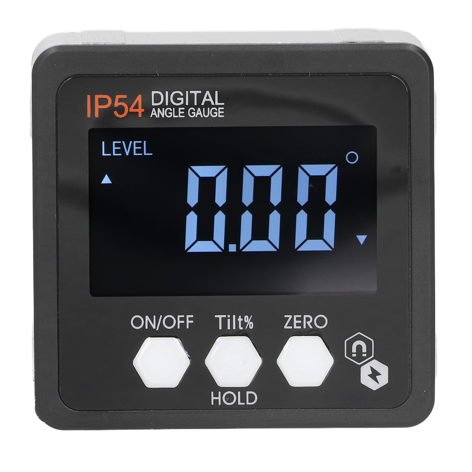 Digitaler Neigungsmesser Mit Wasserdichtem (ip54) Magnetischem Elektronischem Winkelmesser, 4 X 90°-wasserwaage