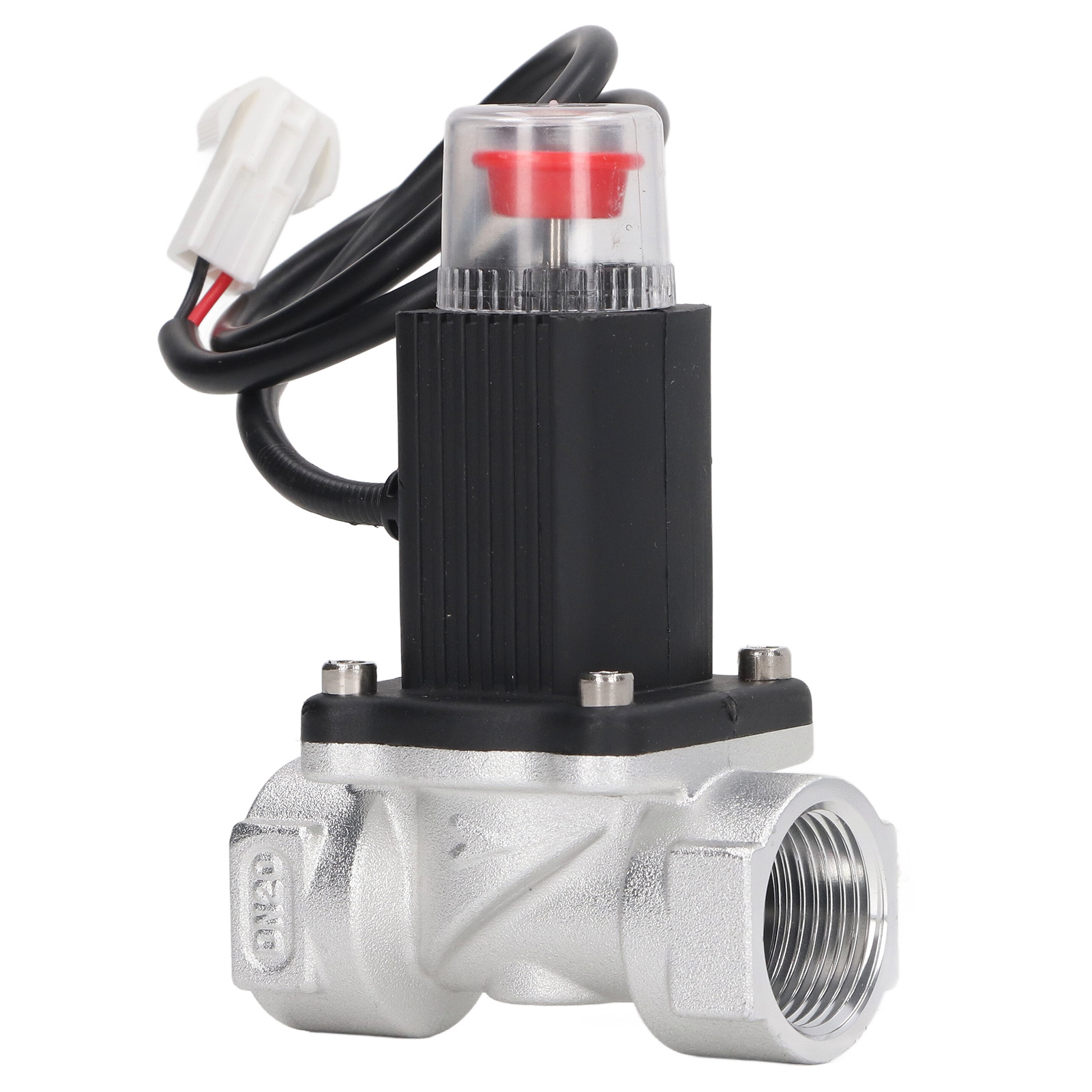 Gasabsperrventil Mit Gasleckagealarm Für Den Hausgebrauch, 90–240 V Wechselstrom, 3000 Ppm, Eu-stecker