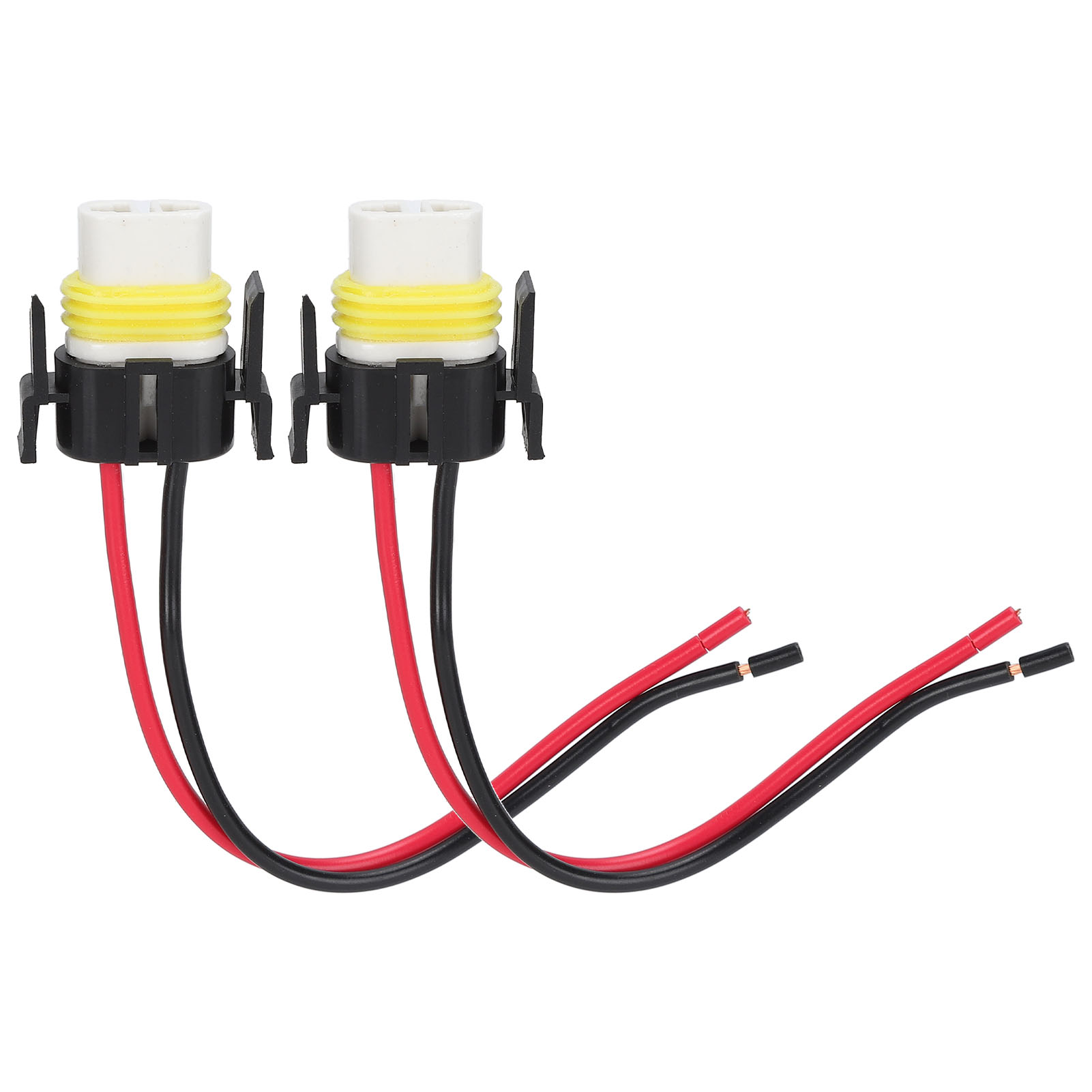 Packung Mit 2 H11 Keramik-buchsen, 2 Pins, 2 Löcher, Für Kabelbäume, 1 Mm, 1224 V.