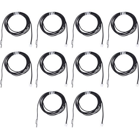 Packung Mit 10 Ntc-thermistor-temperaturfühlern, Kaltgepresster Temperaturfühler, 2 Meter, 5 Kω, B3470