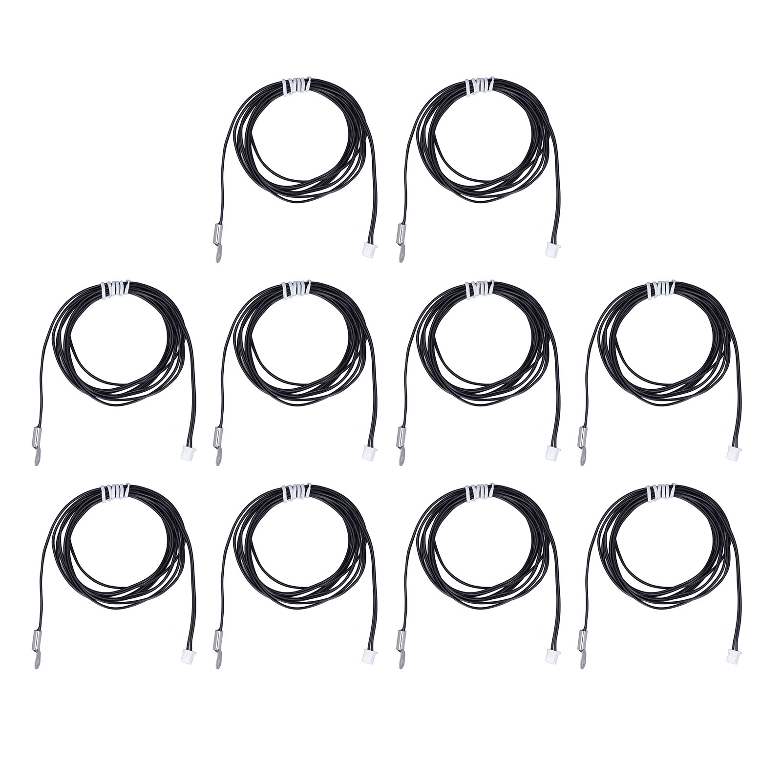 Packung Mit 10 Ntc-thermistor-temperaturfühlern, Kaltgepresster Temperaturfühler, 2 Meter, 10 Kω, B3435