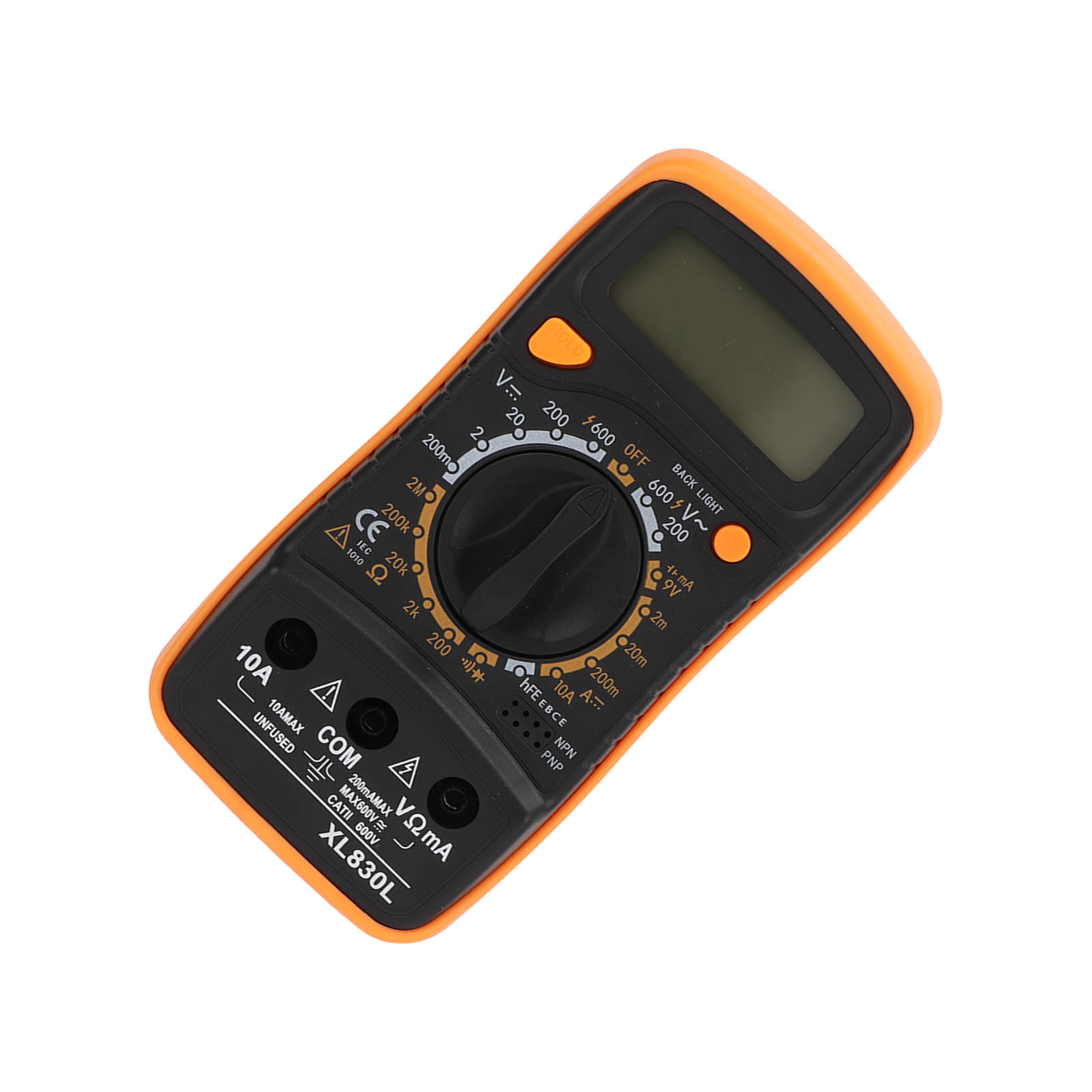 Xl830l Digitalmultimeter Mit Hintergrundbeleuchtung, Tragbares Spannungs- Und Strommessgerät, Intelligentes Voltmeter
