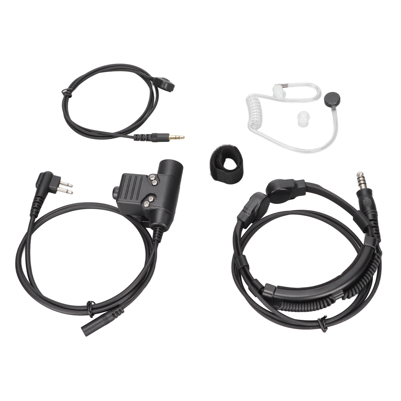 U94 Ptt Mit Fingermikrofon, Einziehbares 7,1-mm-halsband-headset Für Motorola Gp88 Gp300 Gp3688 Dep450