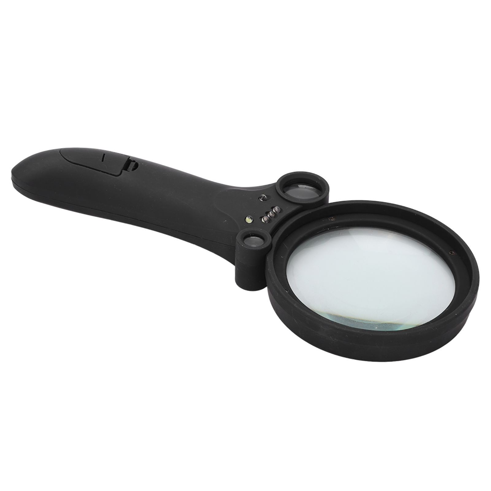 Th600600b Multifunktionslupe Mit Uv-led-licht, 2,5-fache, 25-fache Und 55-fache Vergrößerung, Hochauflösende, Tragbare Leselupe