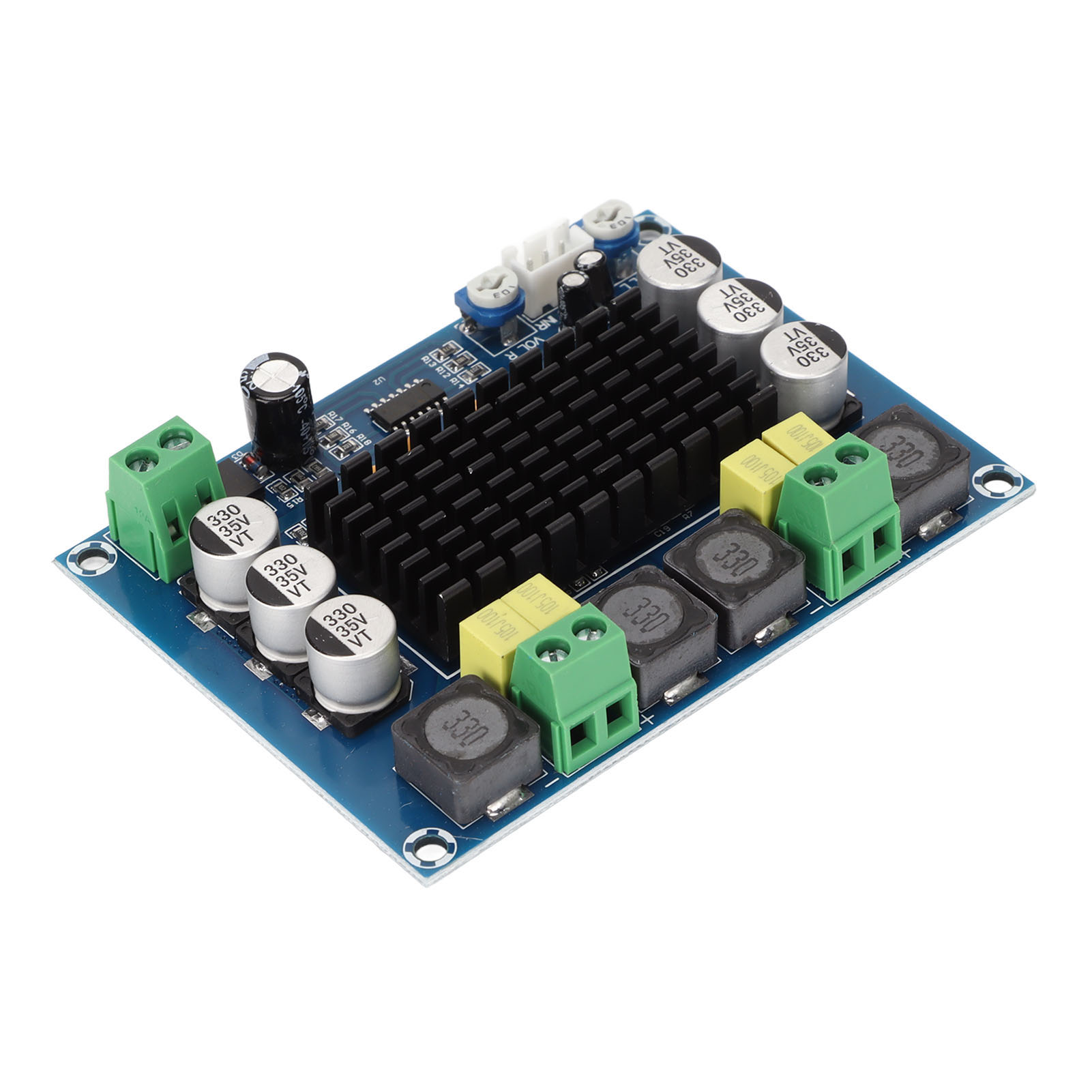 Zweikanal-verstärkerplatine, 2 X 120 W, Digitaler Hifi-verstärker, 12–24 V Gleichstromnetzteil