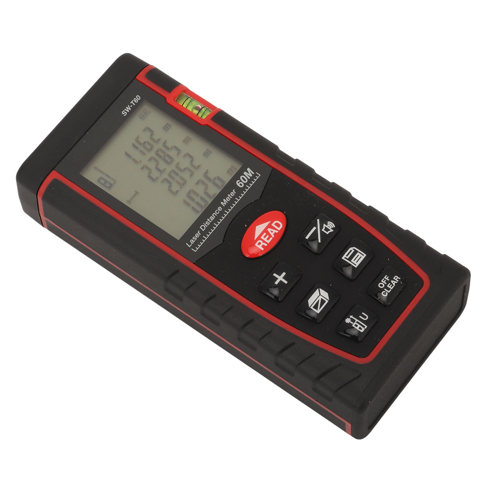 Tragbarer Laser-entfernungsmesser 630–670 Nm, Hochpräzises Infrarot-lasermessgerät, 60 M Reichweite
