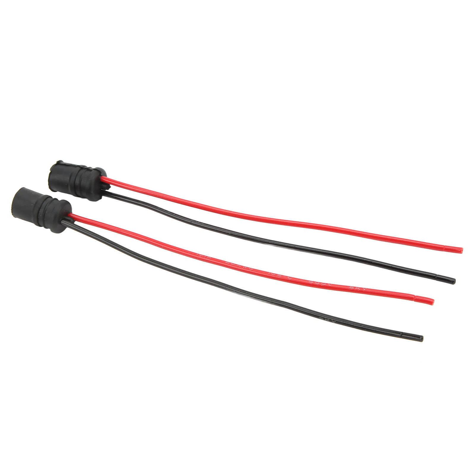 Set Mit 2 Fassungen Für Schwarze, Flexible T10-led-lampen 12v 30a Mit Kabel, Für Industrie-, Automobil- Und Fahrradausrüstung.