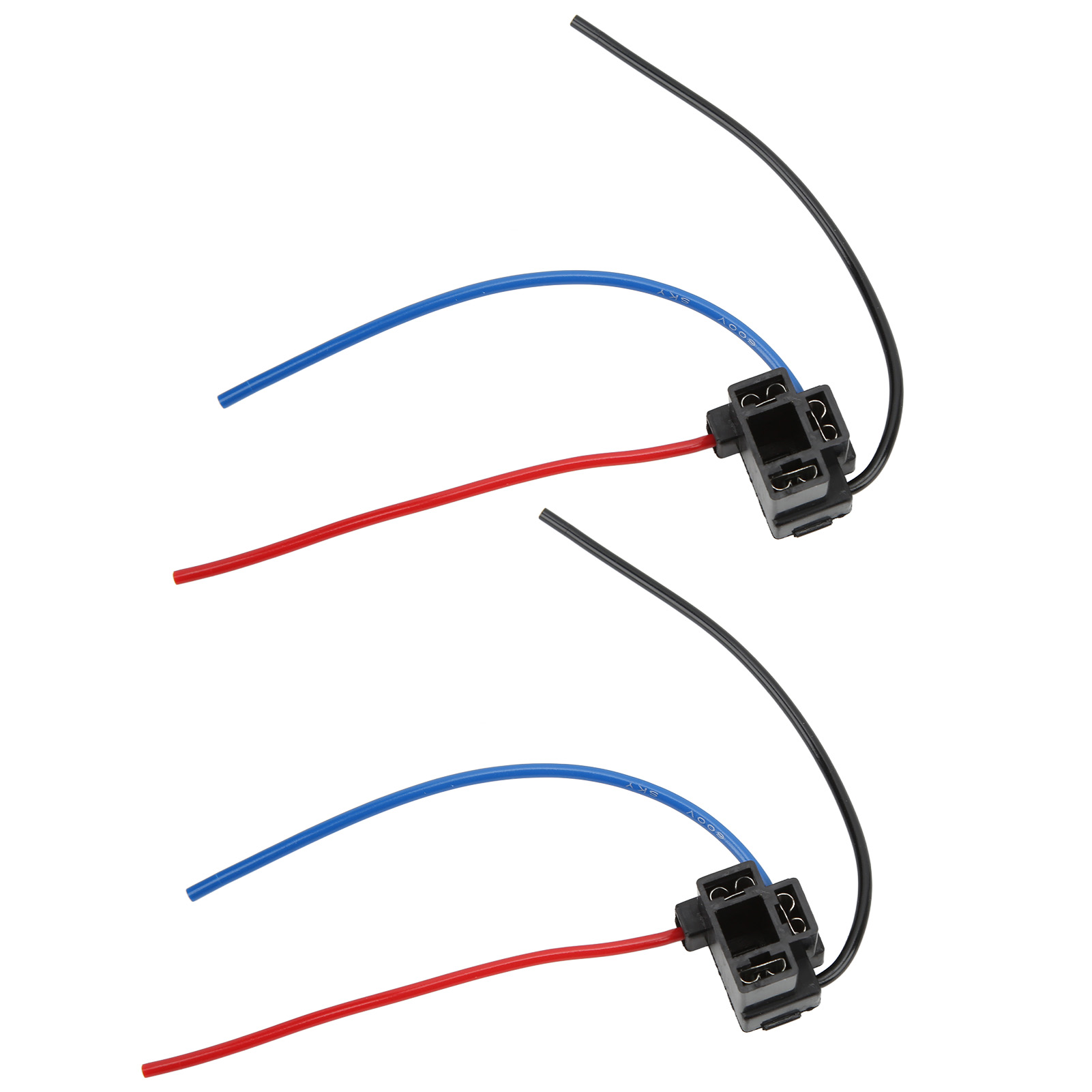 Schwarze H4-scheinwerferfassungen, Kabelbaum Mit Kabel Für Industrie-, Automobil- Und Fahrzeugausrüstung.
