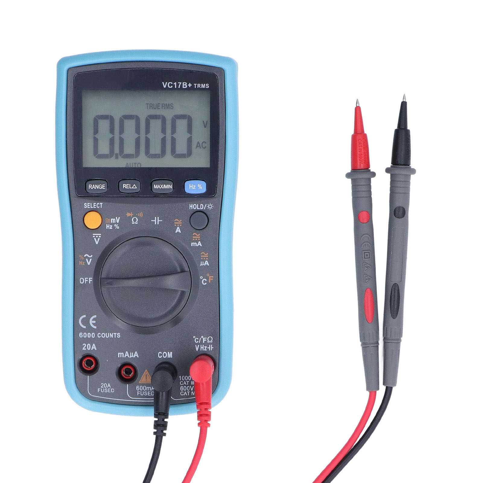 Digitales Lcd-multimeter Mit Automatischer Bereichsanzeige, Strom-, Spannungs-, Kapazitäts- Und Widerstandsmessgerät