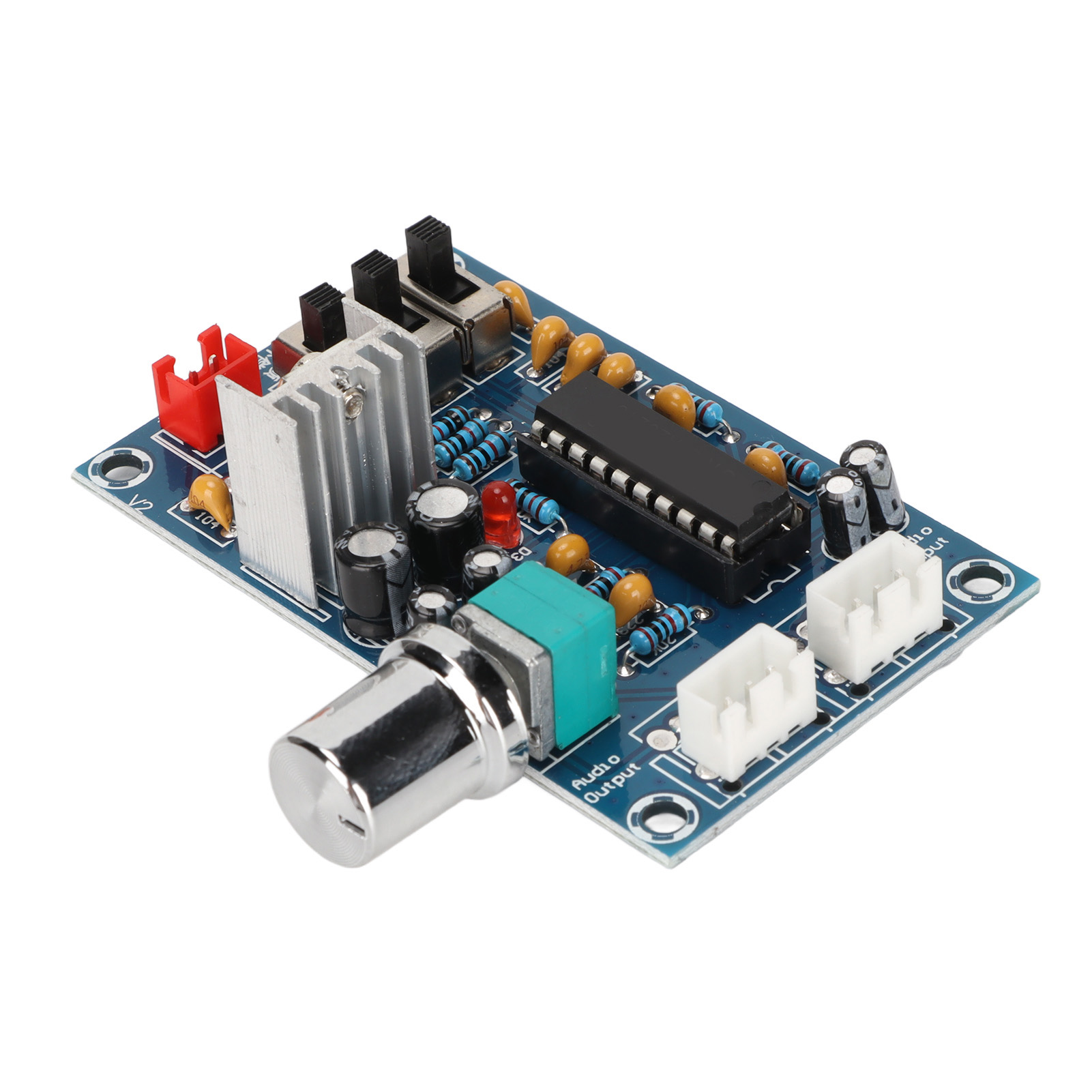 12v-verstärkerplatine Mit 4-stufiger Pegelregelung Und Digitaler Stereo-bassregelung (dc 12-24v)