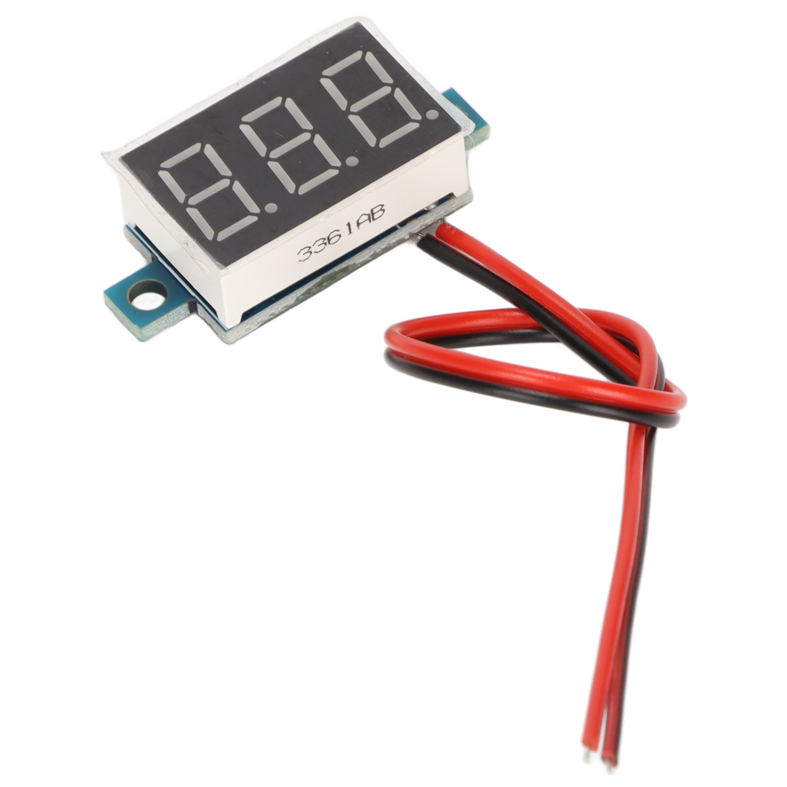 Digitales Diy-voltmeter 4–40 V Dc, Hohe Messgenauigkeit, Standardformat, Grüne Led-anzeige