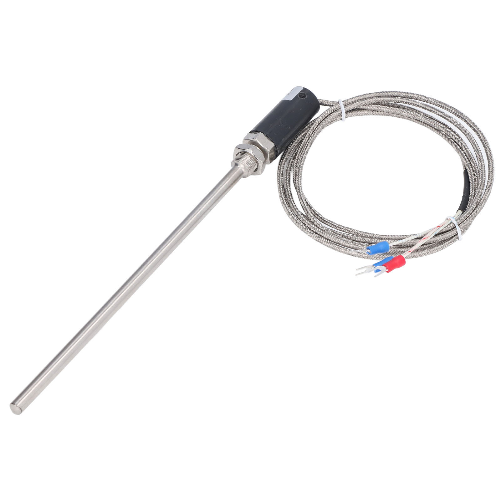 Pt100-thermoelementsonde, Temperatursensor, Geschirmter Drahtwandler, -200-450℃ Wzpt-10