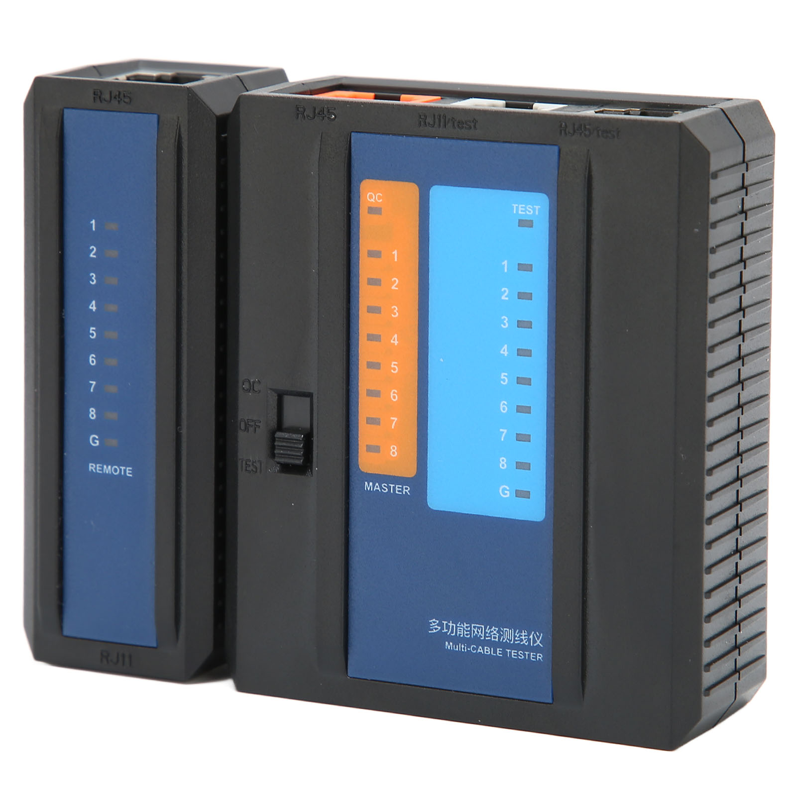 Rj45-netzwerkkabeltester – Multifunktionales Netzwerkkabeltestgerät Für Rj45, Rj11, Rj12, Cat5, Cat6, Cat7 Und Cat8