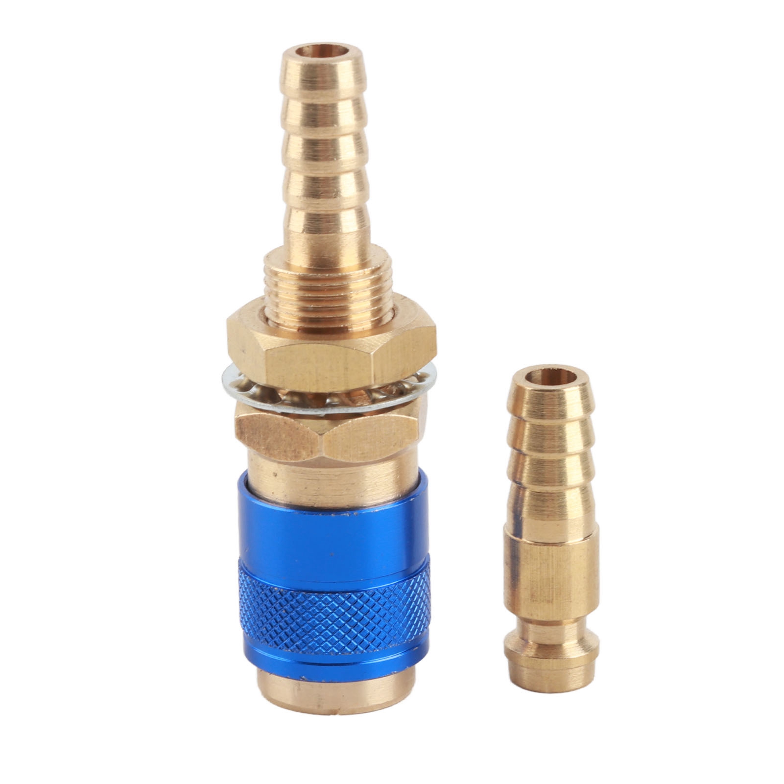8-mm-schlauchadapter, Messinganschluss, Schnellkupplung, Blaues Anschlussset Für Mig/tig-schweißpistole