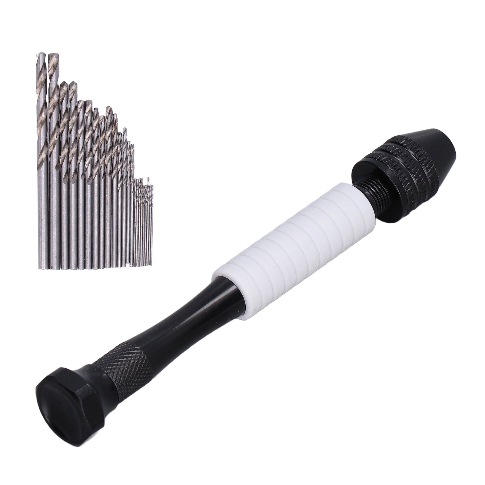 10 Cm (4 Zoll) Handbohrmaschine Mit Tragbarer Klemme, Mini-bohrer Und 25 Hss-bohrern