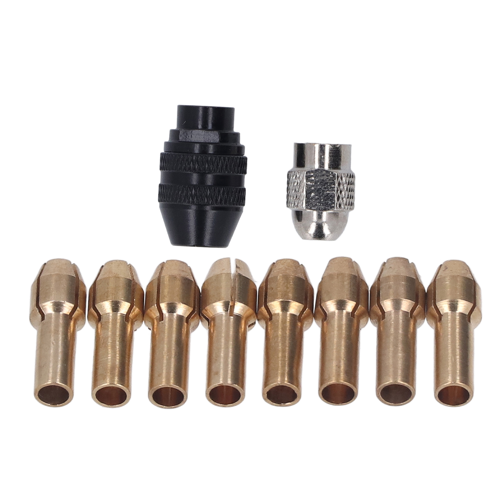 1/32" Bis 1/8" Bohrfutter-spannzangensatz, Schnellspannfutteradapter Für Rotationswerkzeuge Mit 8 Spannzangengrößen Und Messingmuttern Für Dremel
