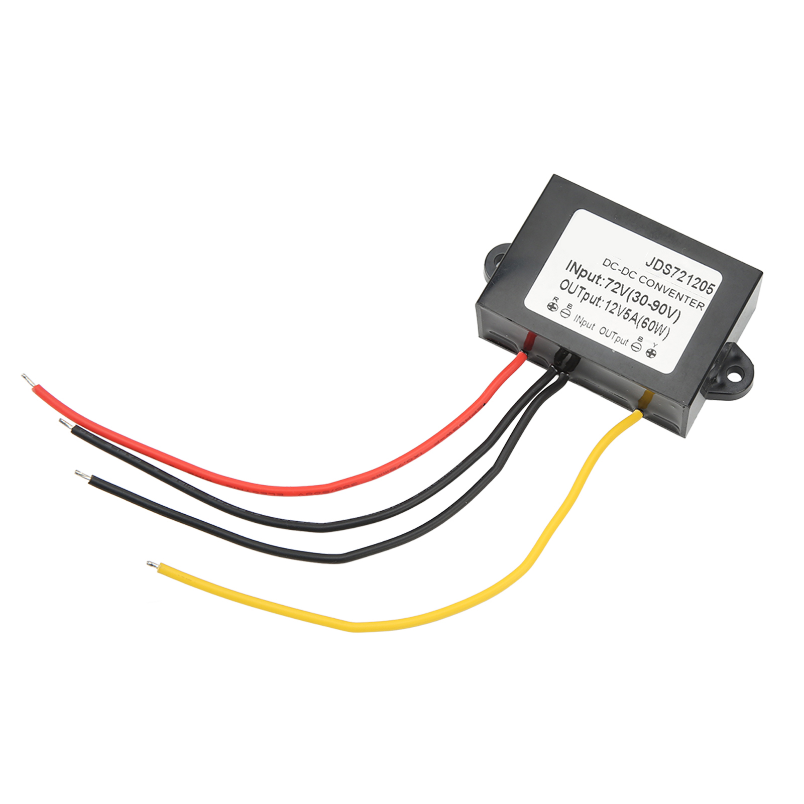 Dc-abwärtsspannungsmodul Mit Kabel, Spannungswandler, 72-v-auf-12-v-5-a-wandler, Ip67 Wasserdicht