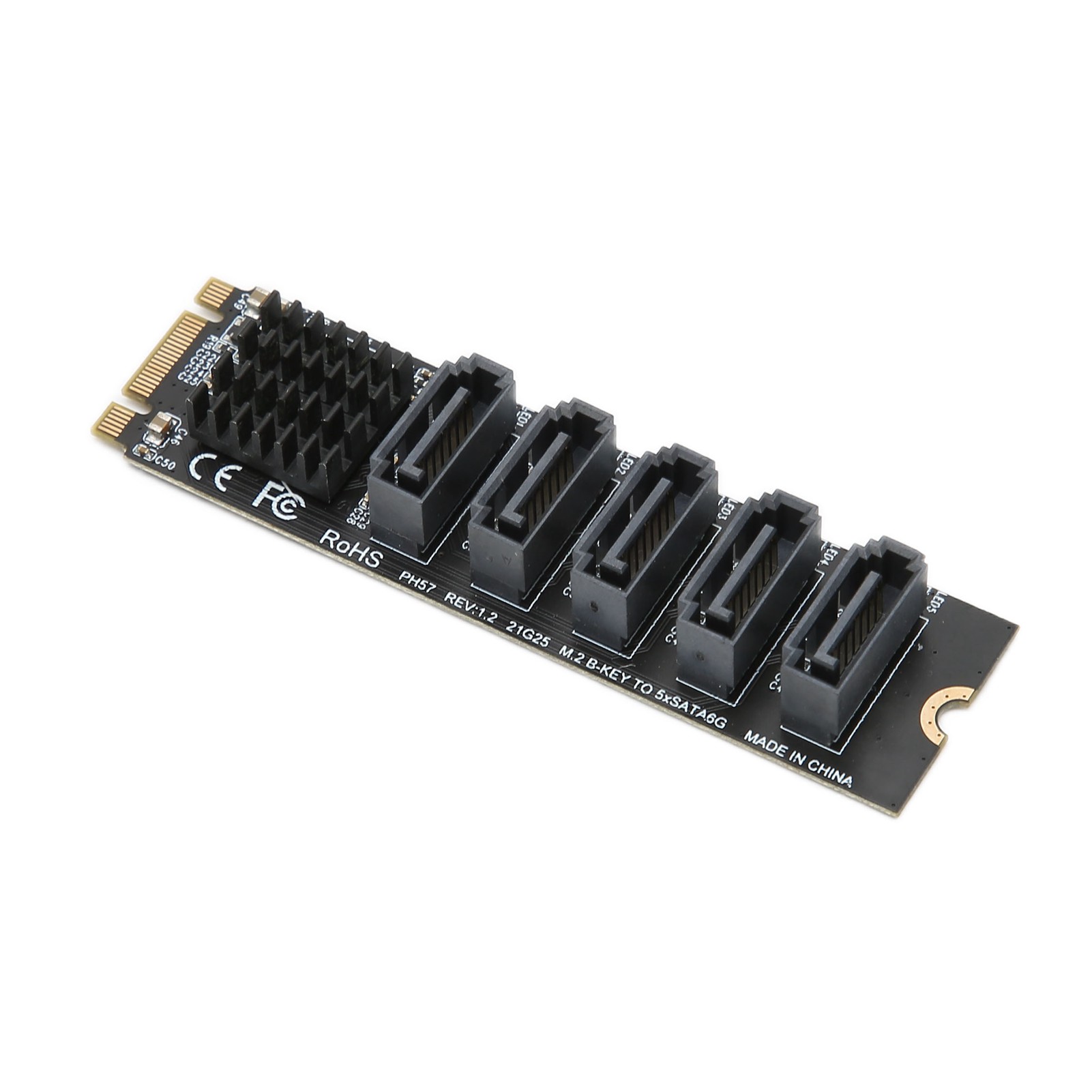 Konvertierbare M.2 Ngff Bkey Sata-zu-5-port-6-gbit/s-erweiterungskarte Für Stabilen Betrieb