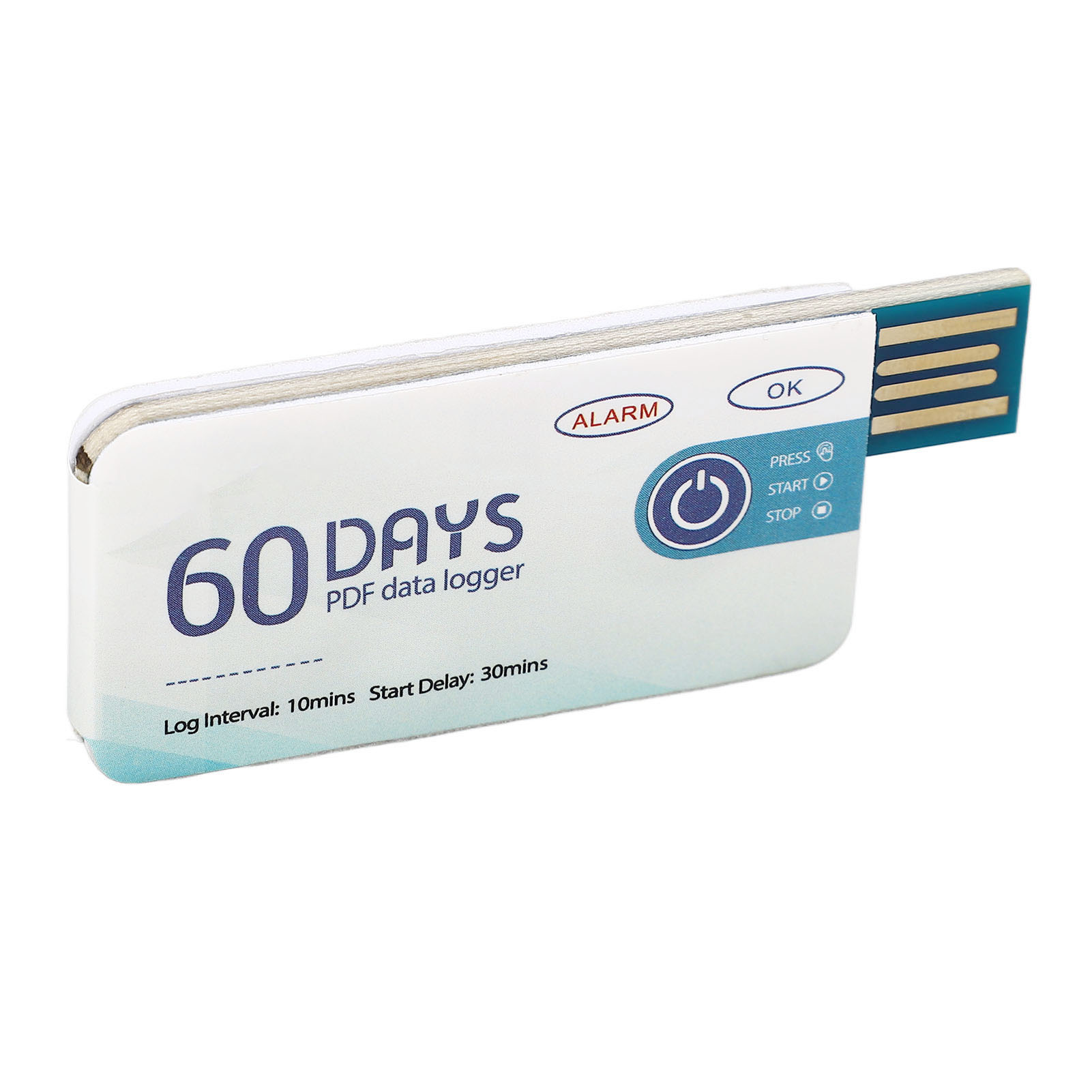 Usb-temperaturdatenlogger, Speicher Für 10.000 Gruppen, Hohe Genauigkeit, Einwegprodukt Und Tragbar