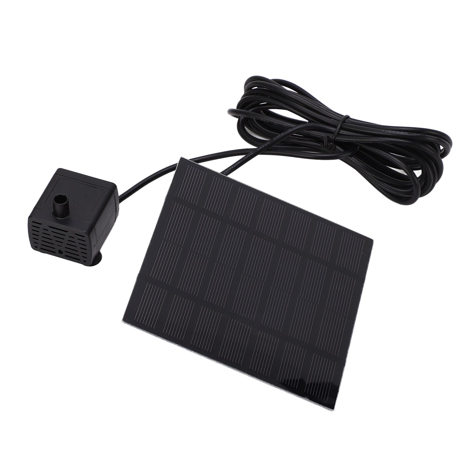 Solarwasserpumpe, Maximale Förderhöhe 120 Cm, Maximale Betriebshöhe 70 Cm, Trockenlaufschutz, Solarbrunnenpumpe Mit 6 Düsen
