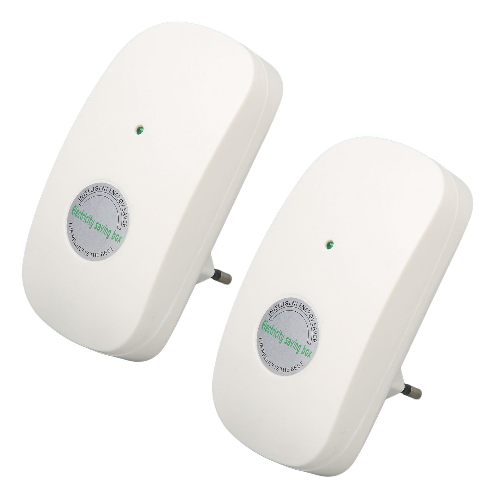 Set Mit 2 Intelligenten Energiespar-elektrodosen, Spannungsstabilisatoren Für Den Hausgebrauch, Energiespargerät, Eu-stecker 90–250 V Wechselstrom