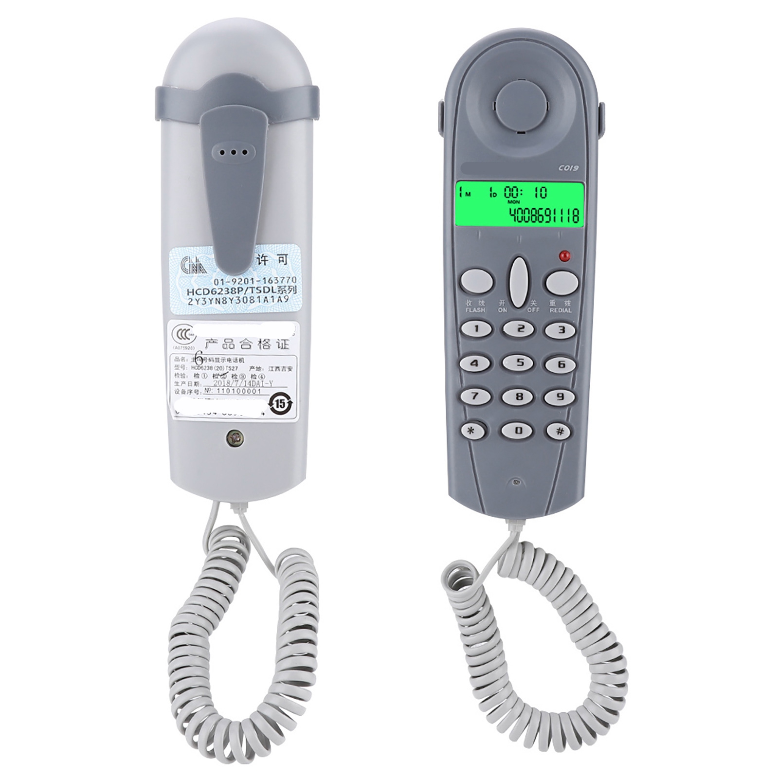 C019 Kabelgebundener Telefonleitungstester, End-to-end-testgerät Für Leitungstechniker, Stecker Und Kabel, Blau-grau