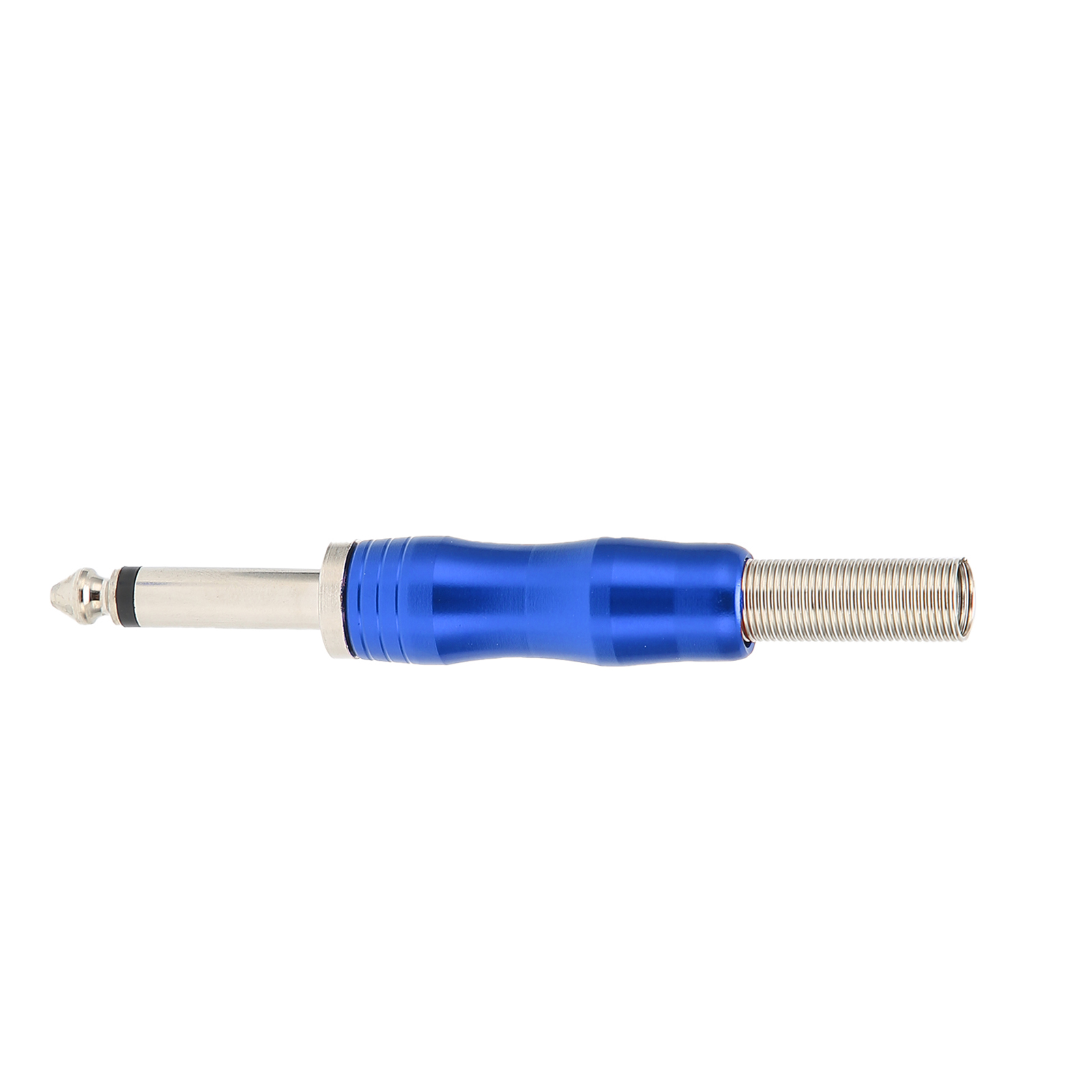6,35-mm-mono-klinkenstecker-adapter Für Gitarren-audiokabel, Ersatzteil, Blau, Zum Selberlöten