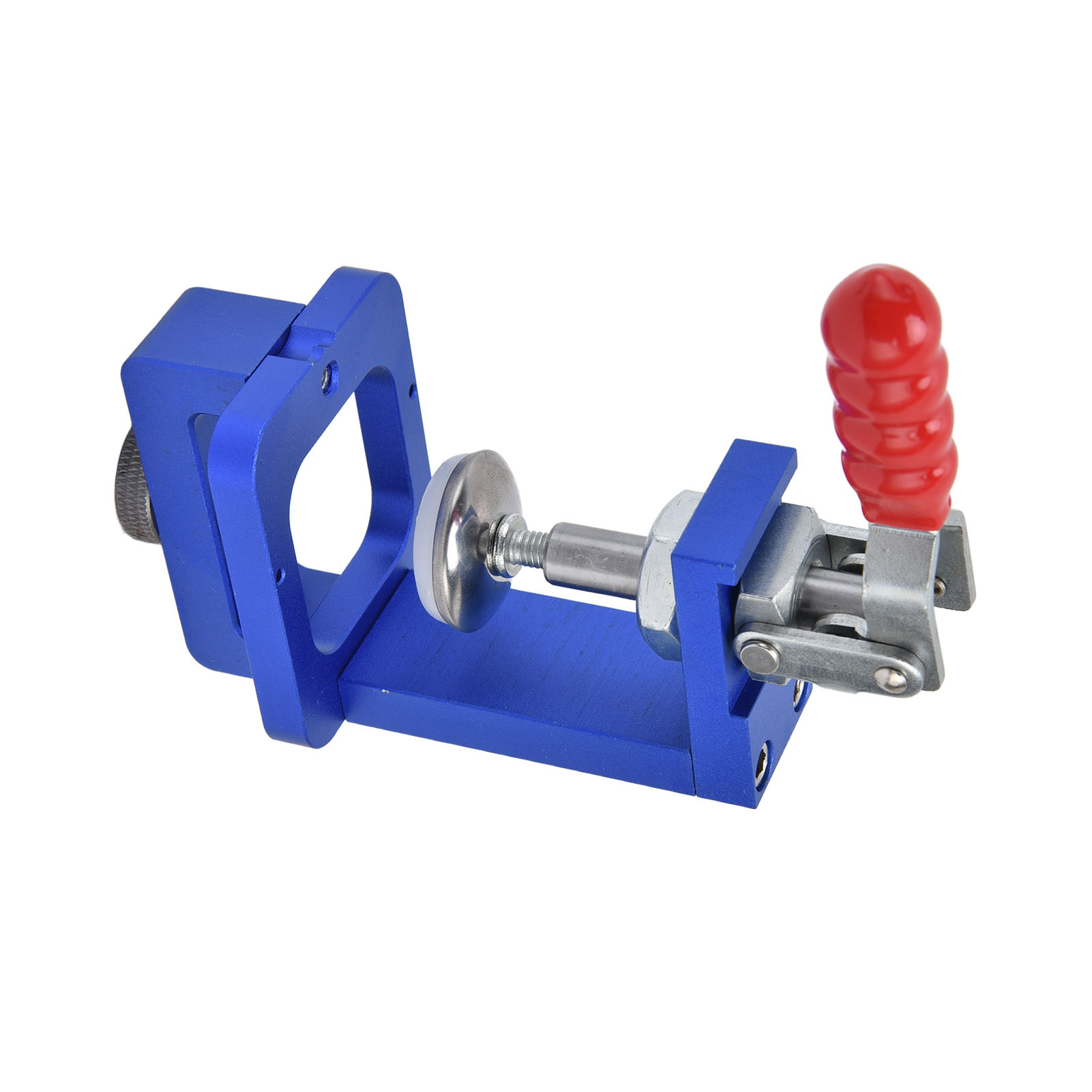 Bohrschablone Für Scharniere Aus Aluminiumlegierung, Blau Und Rot, Lochpositionierungsset Für Möbelbohrmaschine, 35 Mm