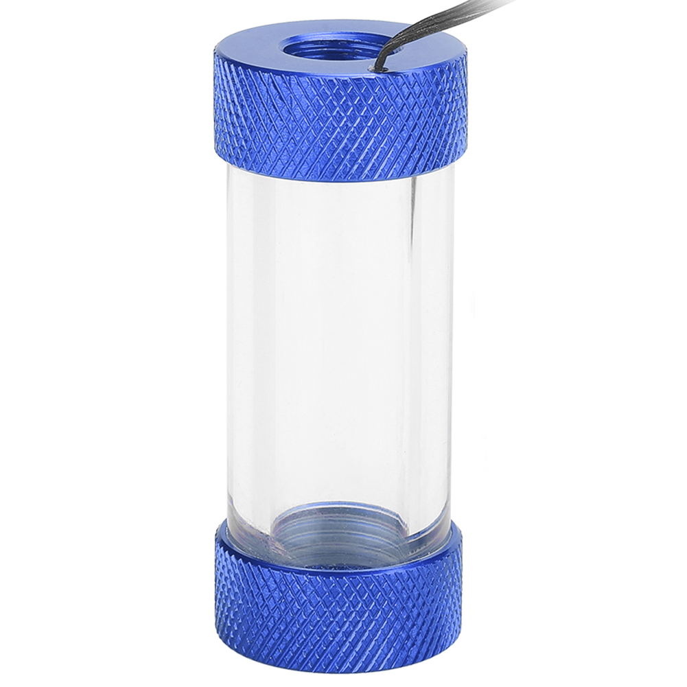 G1/4 Metall-wasserkühlungsfilter Mit Innengewinde Für Pc Mit Beleuchtung (blau)