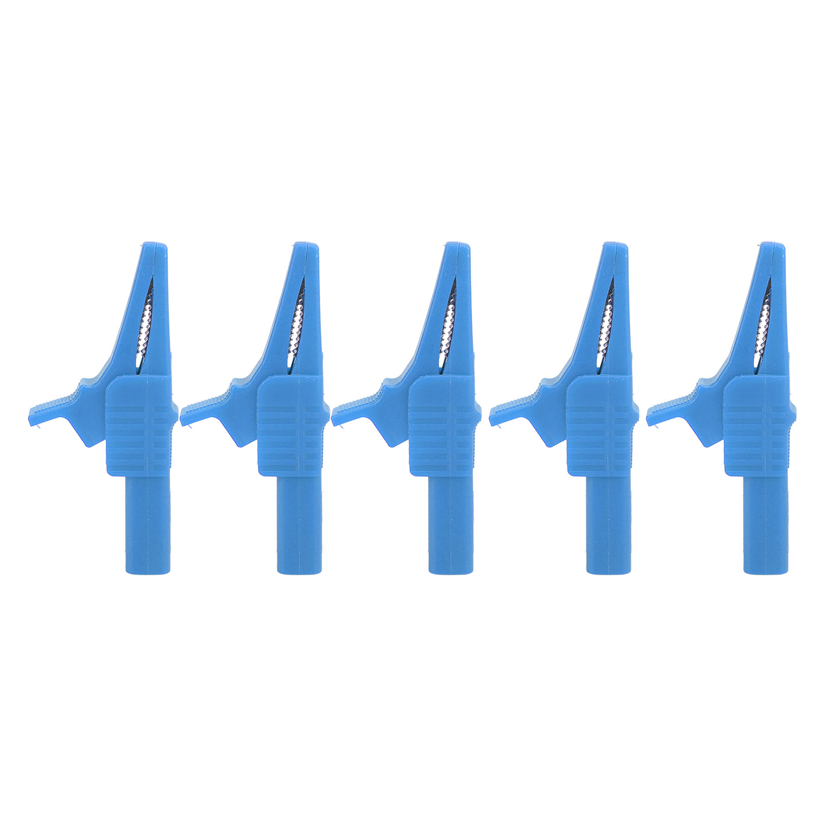 Satz Mit 5 J.60039 Multifunktions-sicherheitsprüfklemmen Mit 4-mm-buchse Für Elektronische Messgeräte (blau)