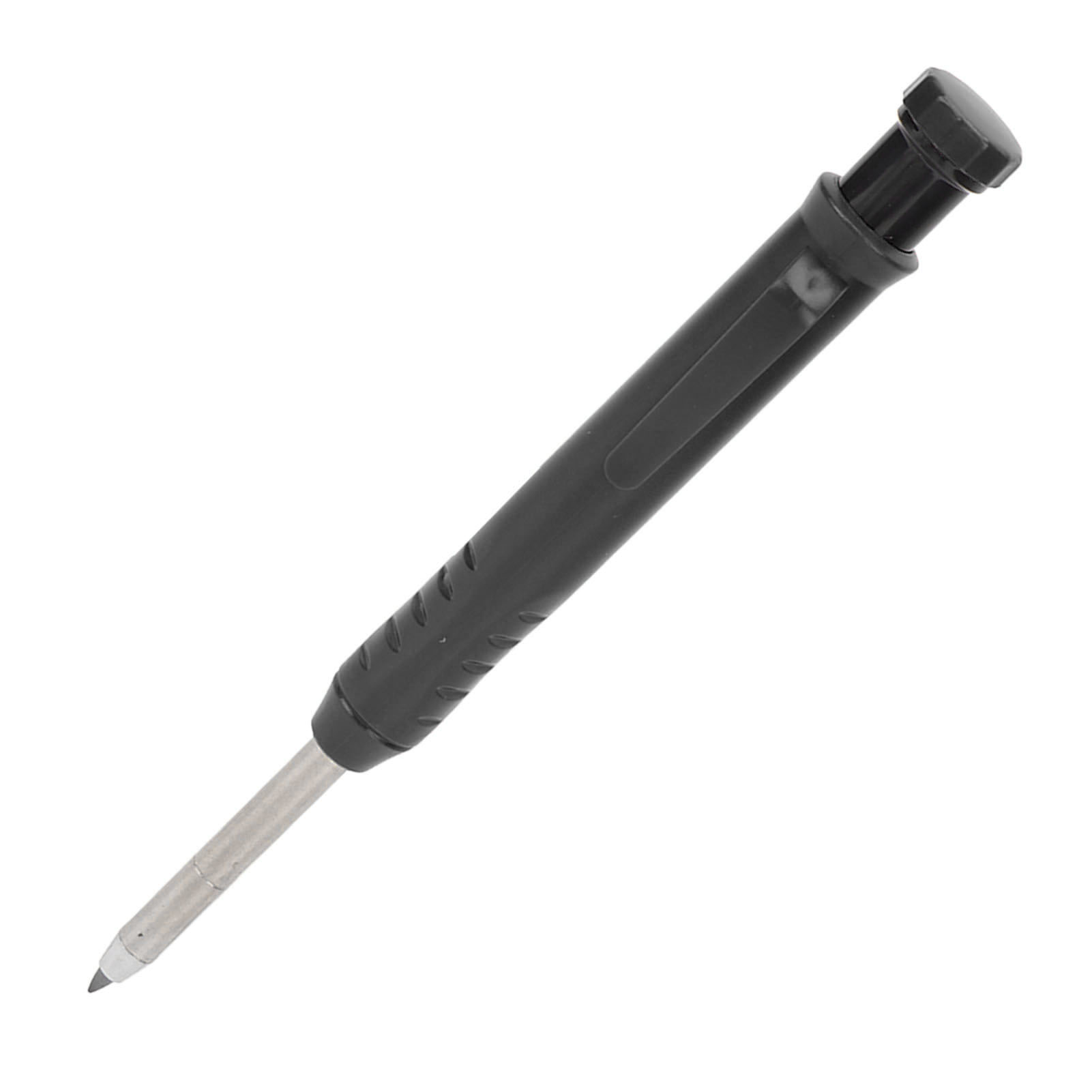Mechanischer Zimmermannsbleistift Mit Anspitzer, Tieflochbleistift Für Holzarbeiten, Zum Markieren Von Metall Und Kunststoff, Schwarz