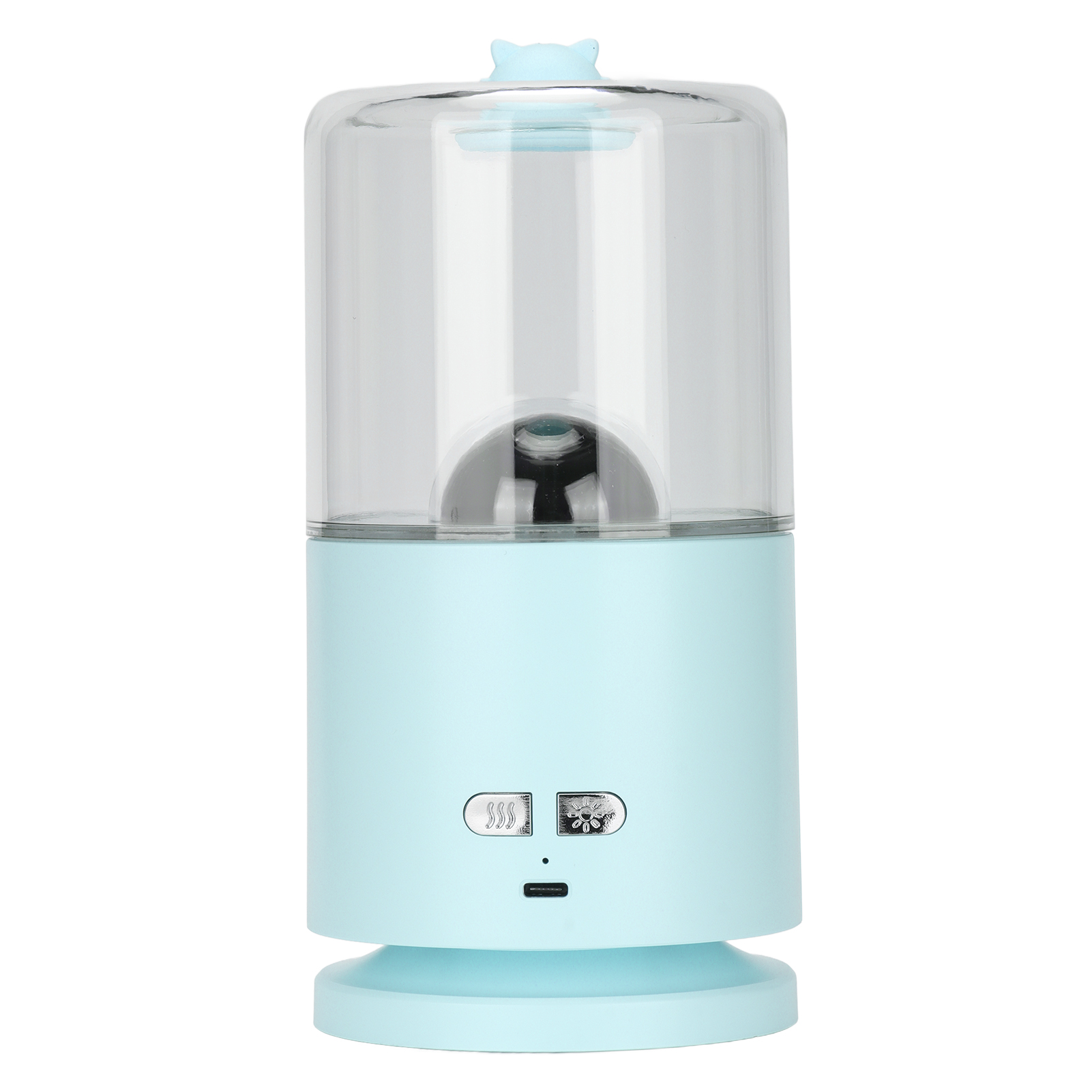 Rotierender Luftbefeuchter Mit Projektionsfunktion, Usb-aufladbar, Kaltnebel, Blau, Ideal Für Schlafzimmer Oder Babyzimmer.