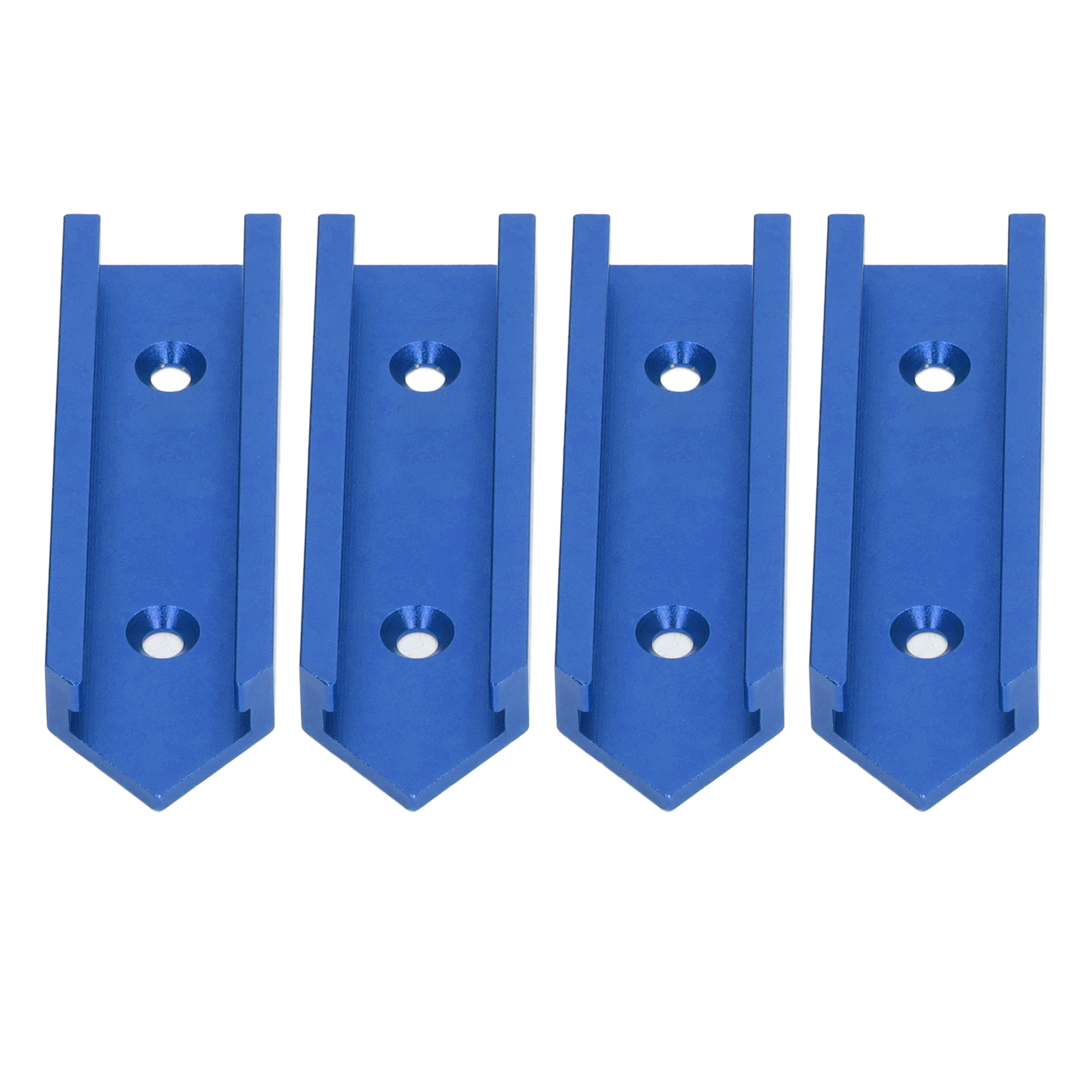 Set Mit 4 T-verbindern Aus Aluminiumlegierung, 100 Mm Lang, 30 Mm Breit, Universell Für Die Holzbearbeitung, Blau.