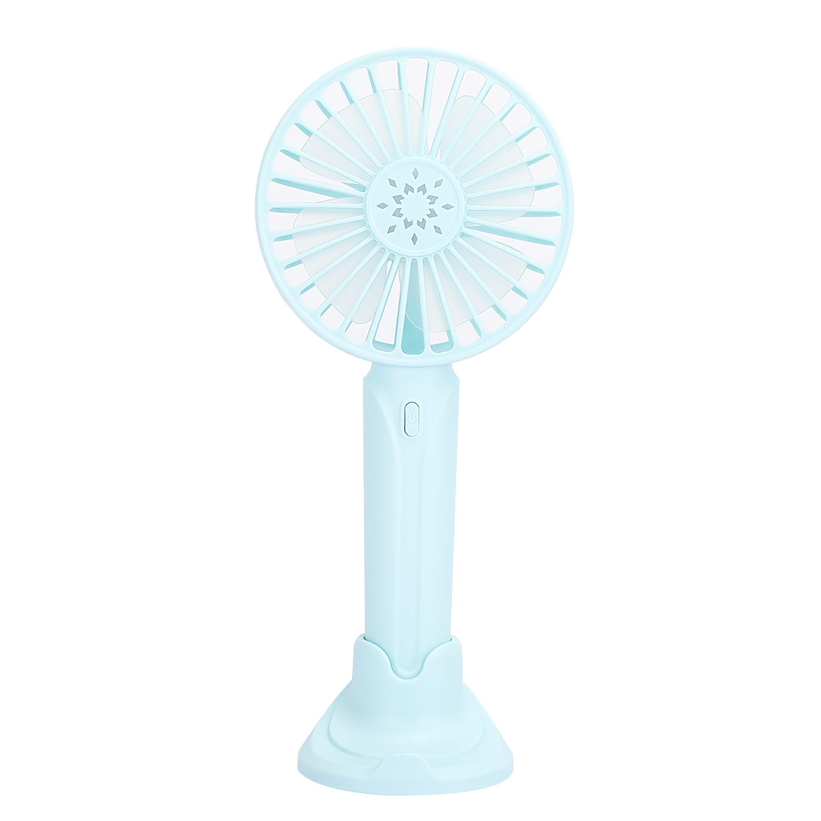 Tragbarer, Per Usb Aufladbarer Mini-ventilator, Universeller Elektrischer Ventilator Für Schreibtisch Oder Nachttisch, F1 Blau