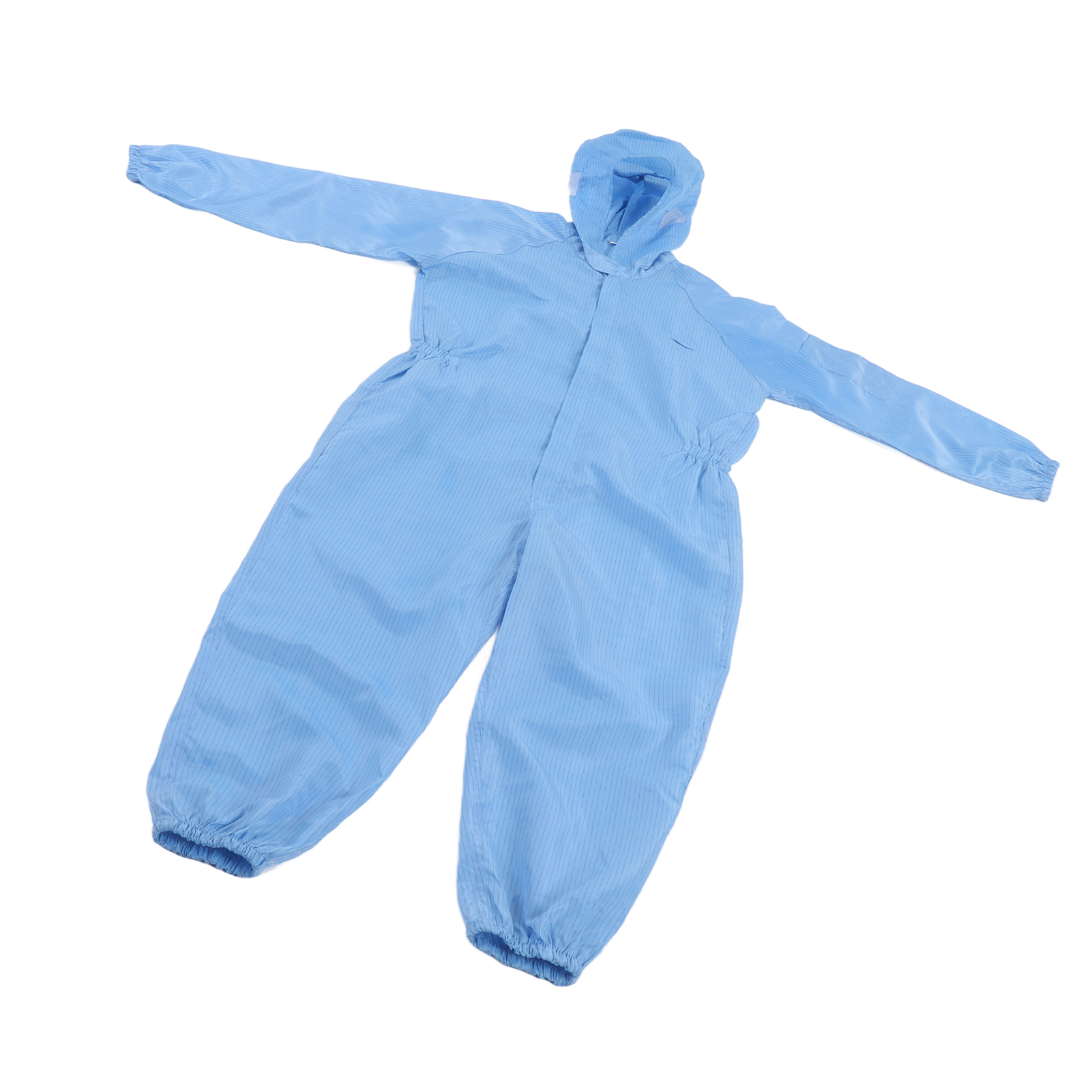 Universeller Antistatischer Schutzoverall Für Die Werkstatt, Staubdichte Kleidung Mit Kapuze, Blau, Größe 2xl