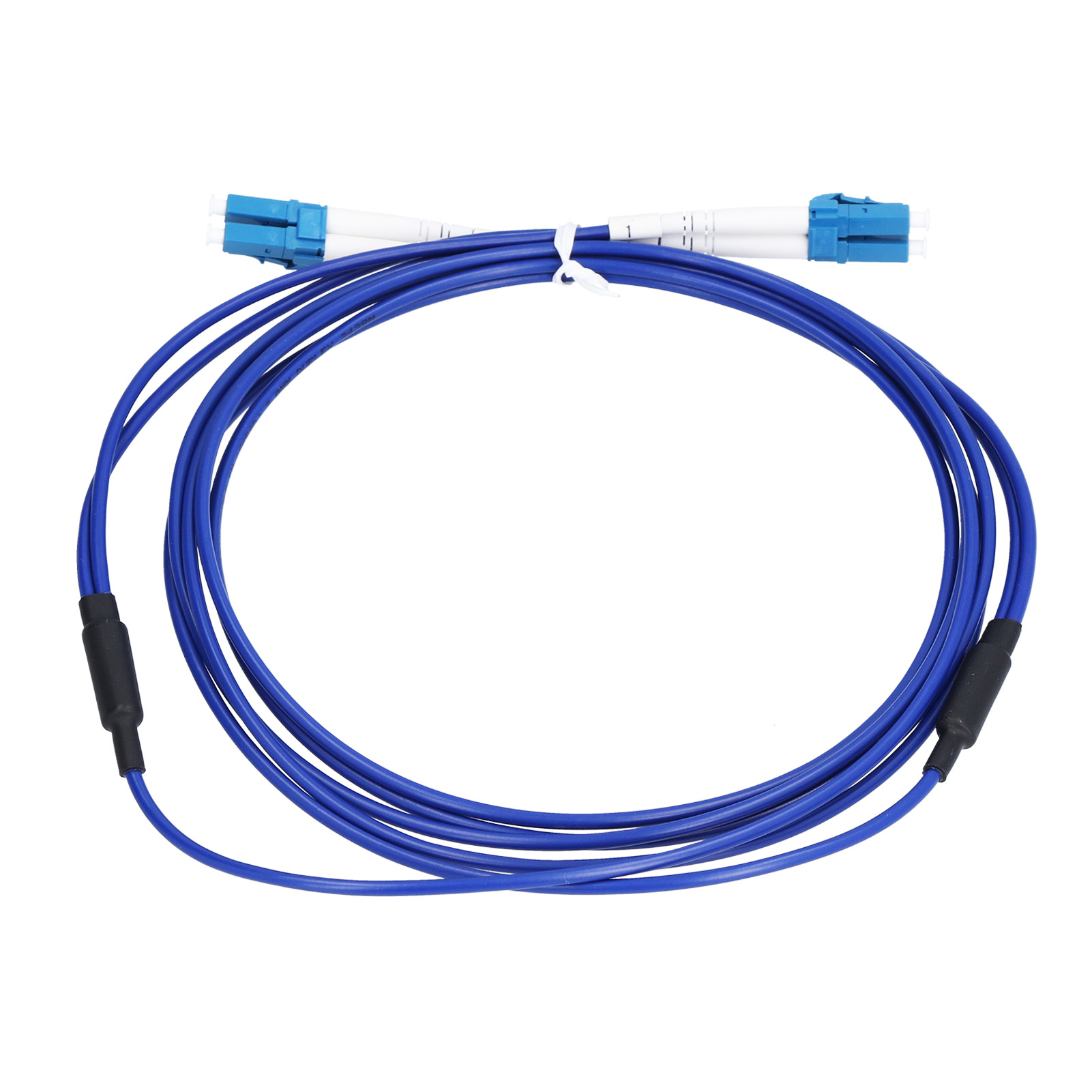 5 Meter Langes Blaues, Einmodiges, Zweiadriges, Lc/upc-lc/upc-geschirmtes Glasfaser-patchkabel
