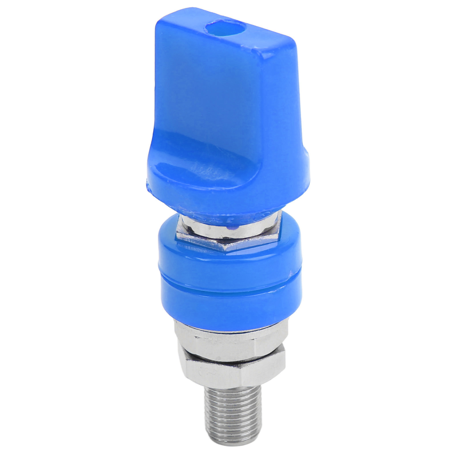 M10-schraubklemmenblock, 100 A, Für 4-mm-bananenstecker, Blau