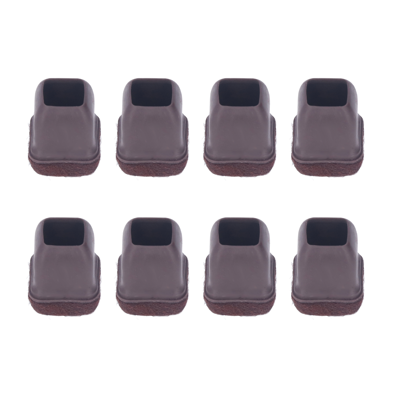 Set Mit 8 Stuhlbeinschonern Aus Tpe Für Böden, Kompatibel Mit Tischen Und Hockern, Braun, Größe S.