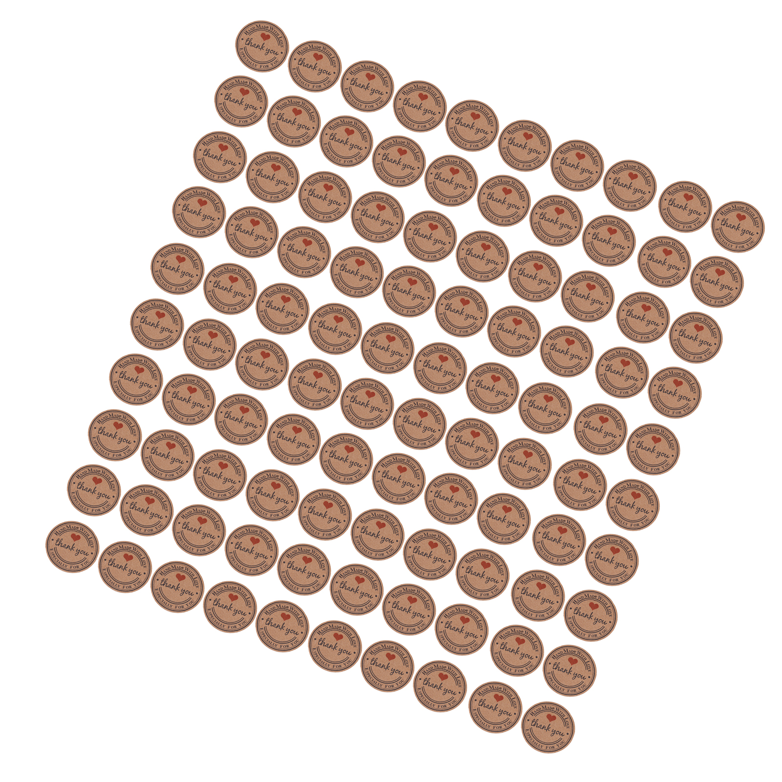 100 Handgefertigte Braune Anhänger Zum Aufhängen Für Gastgeschenke, Desserts, Schmuck, Preise 2