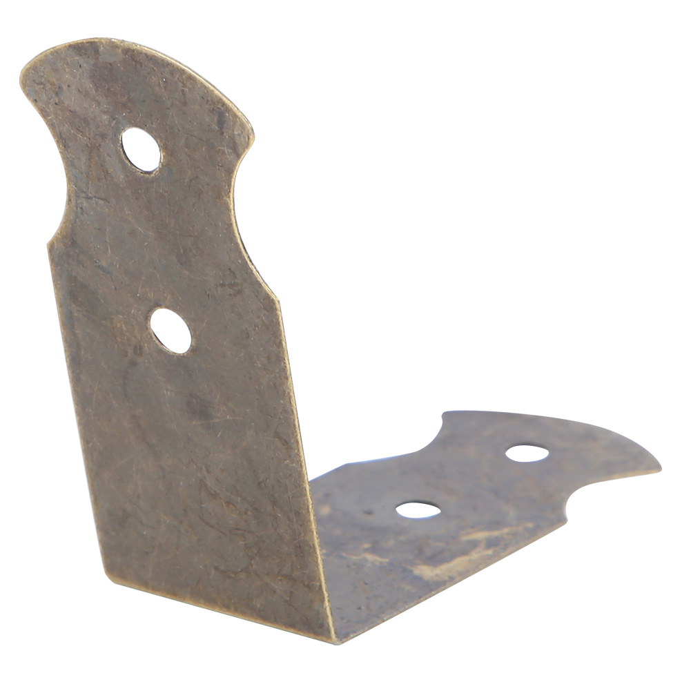 50 Eckenschützer Aus Holz Für Schmuckkästchen, Bronzefarben, 8 X 1,8 Cm