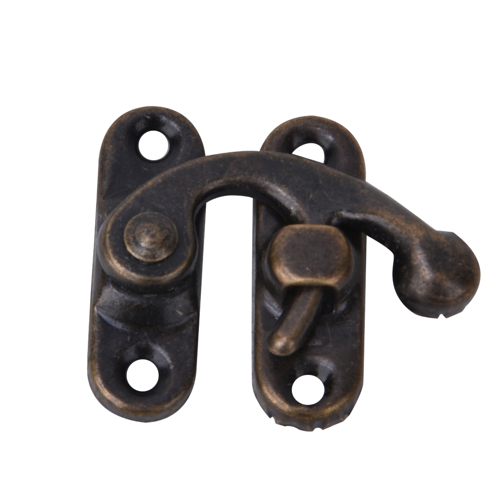 Set Mit 30 Retro-schnappverschlüssen Aus Eisen Für Schmuck Und Geschenkboxen, 3,2 X 2,8 Cm, Bronze, Gerader Schnappverschluss