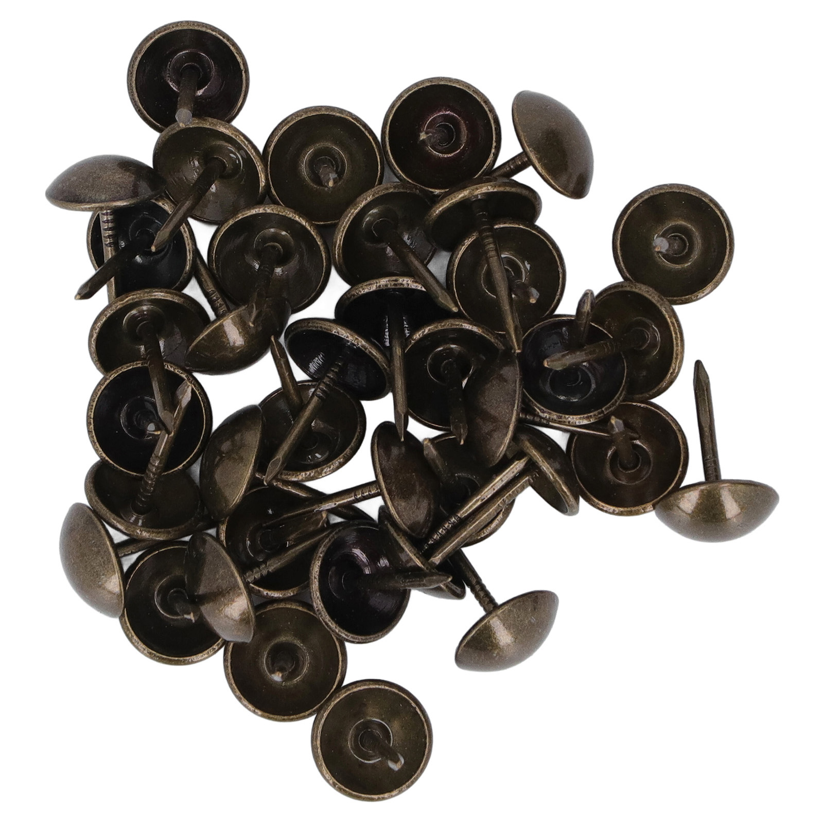 Set Mit 100 Dekorativen Nägeln Aus Kohlenstoffstahl Im Antik-stil Für Möbel, Sofas Und Betten, Inklusive Maßband Und Halter, Bronzefarben.