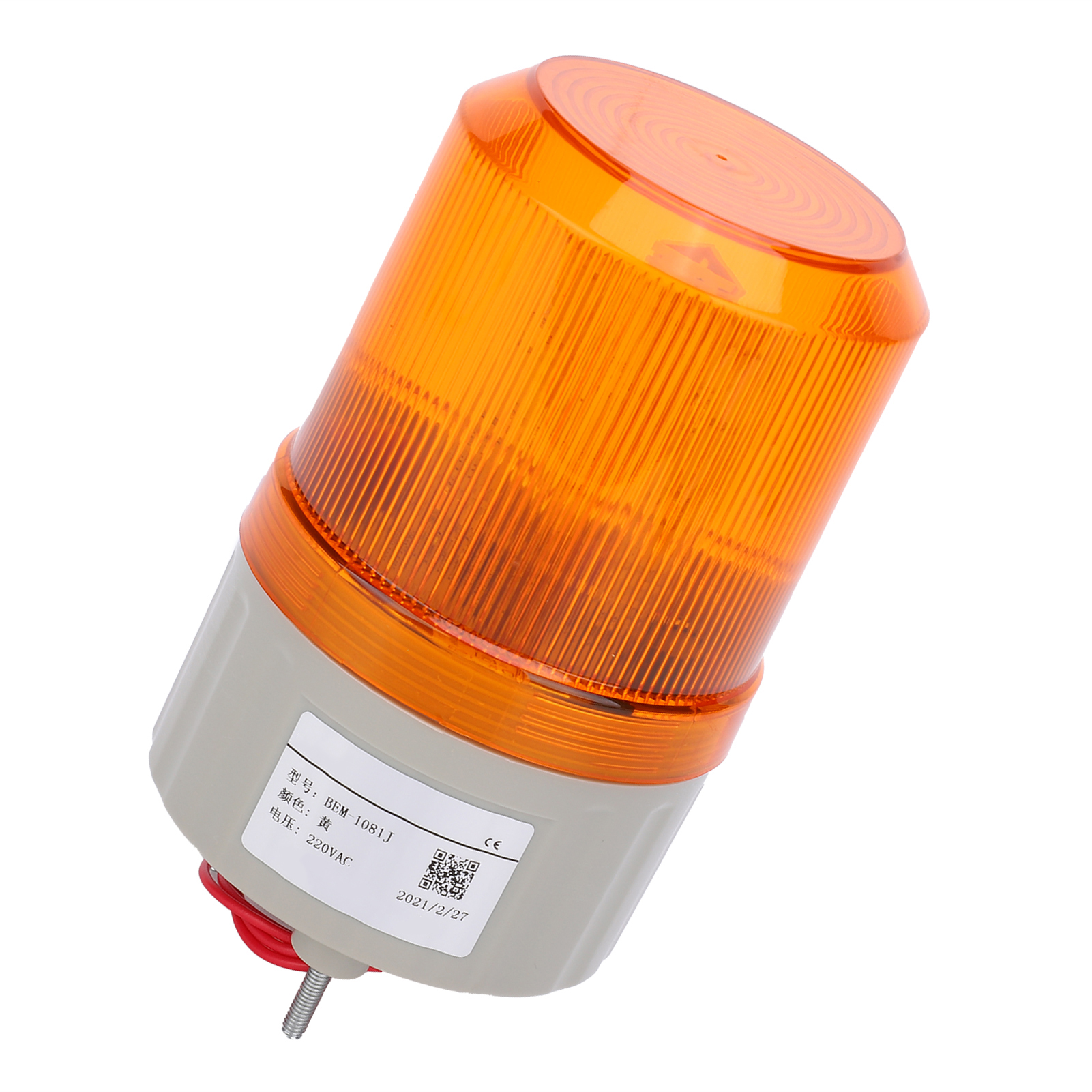 Led-berm-warnleuchte Mit Akustischem Alarm, Bem-1081j, 220 V Wechselstrom, Gelb